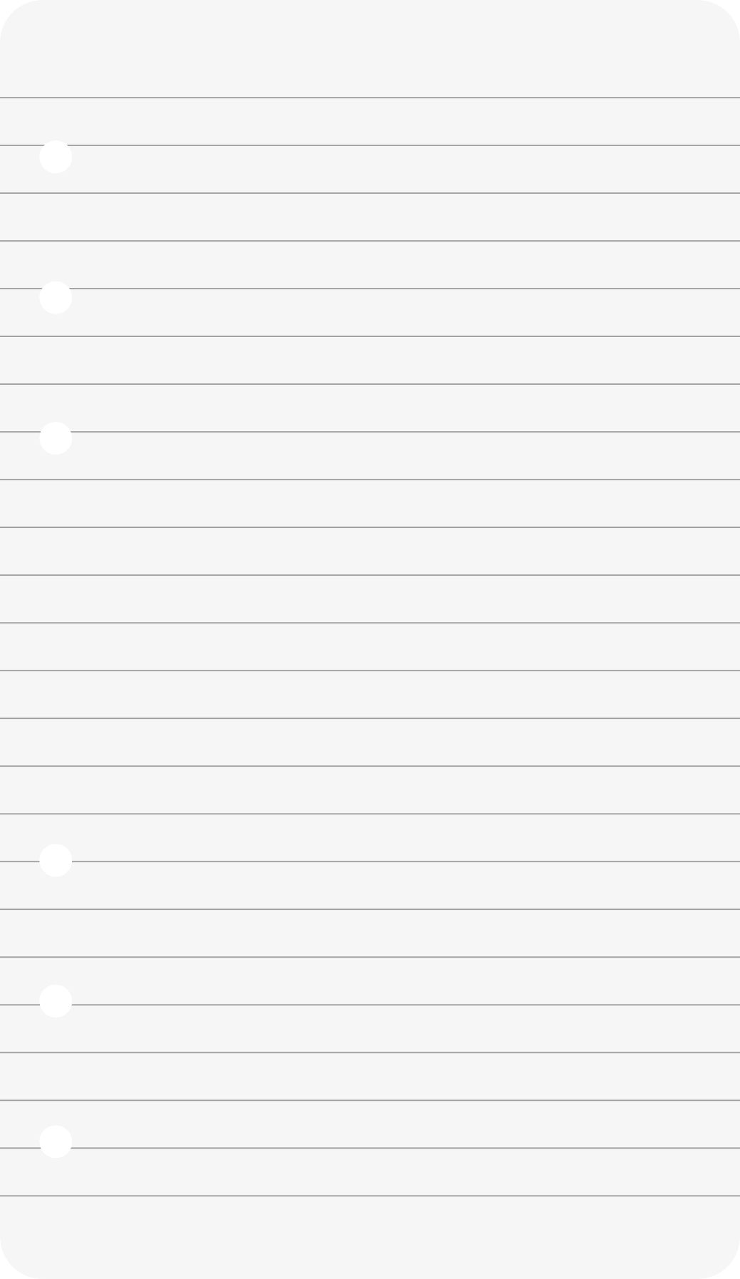 10 x Brunnen Ringbucheinlagen 8,8x15,2 liniert 50 Blatt