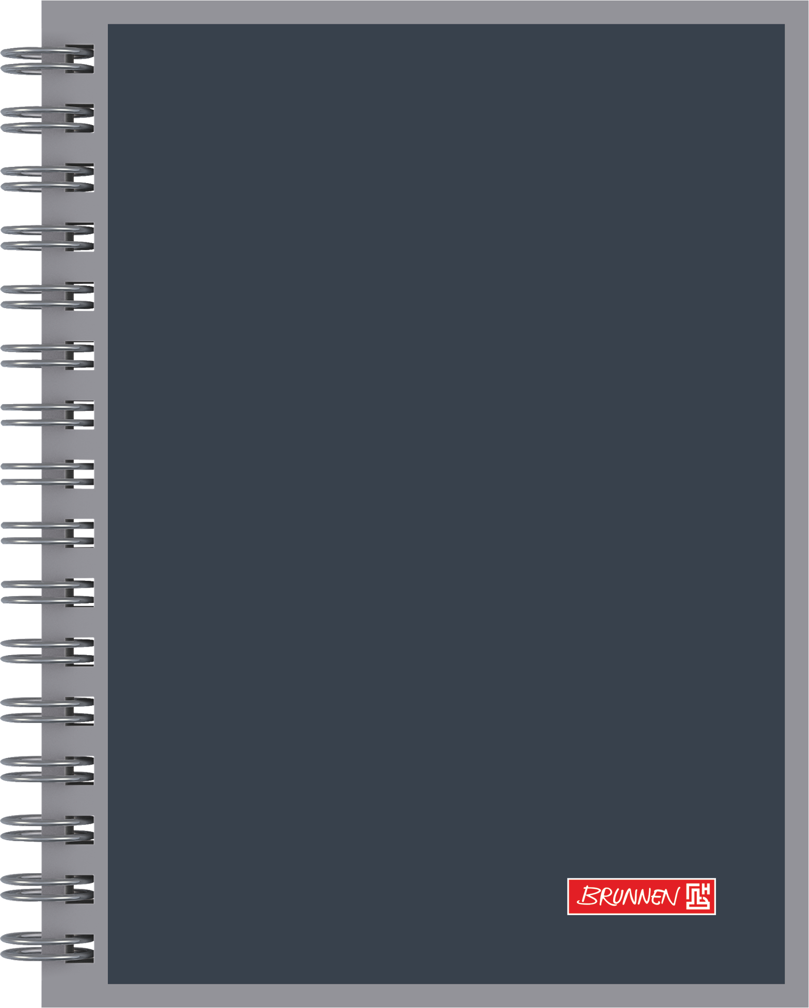 Notizbuch Premium Wire-O | A5, kariert, anthrazit