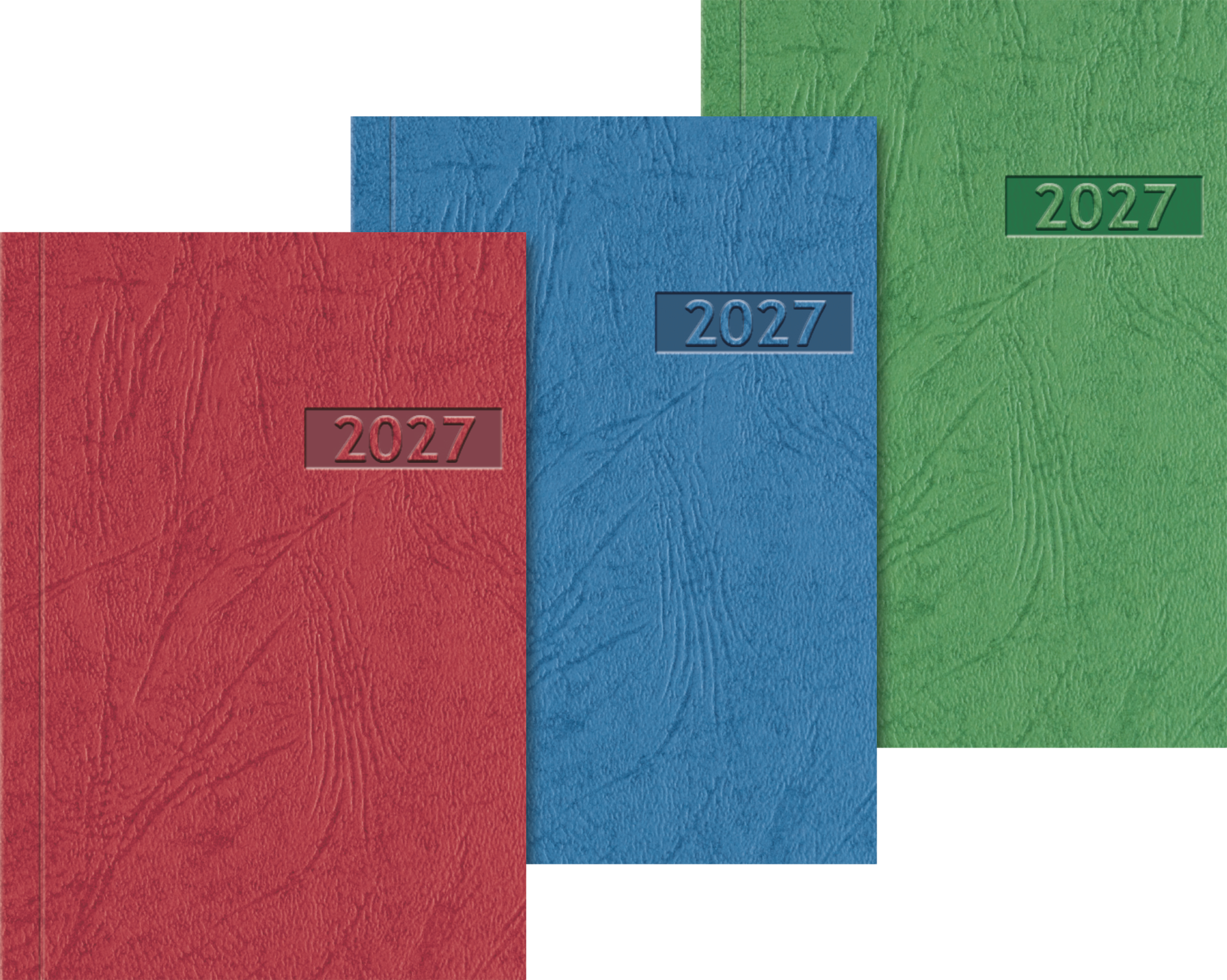 10 x Brunnen Taschenkalender 712 7,2x10,2cm Pappe sortiert 2027