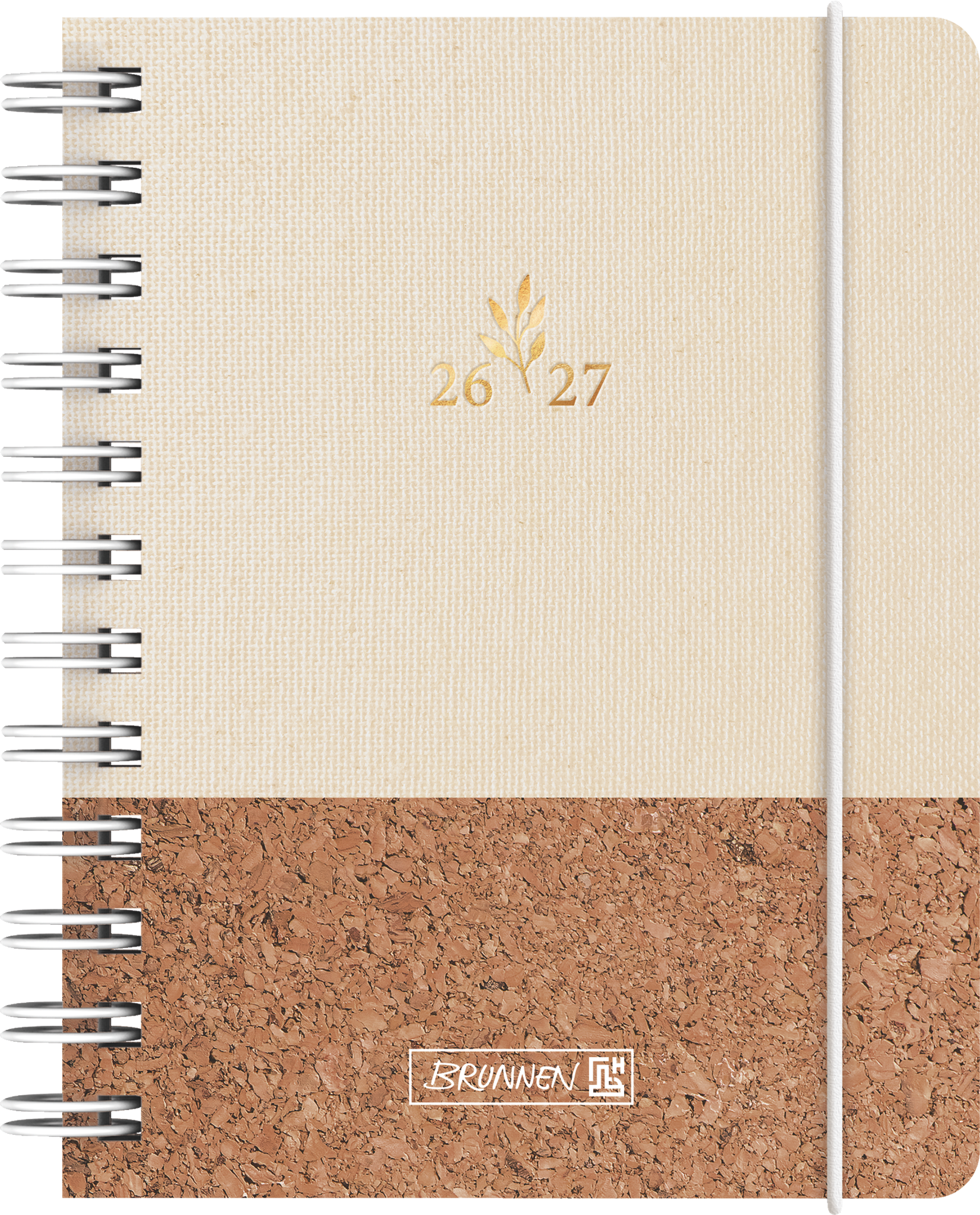 3 x Brunnen Schülerkalender A6 1 Tag/Seite Naturality 2026/2027