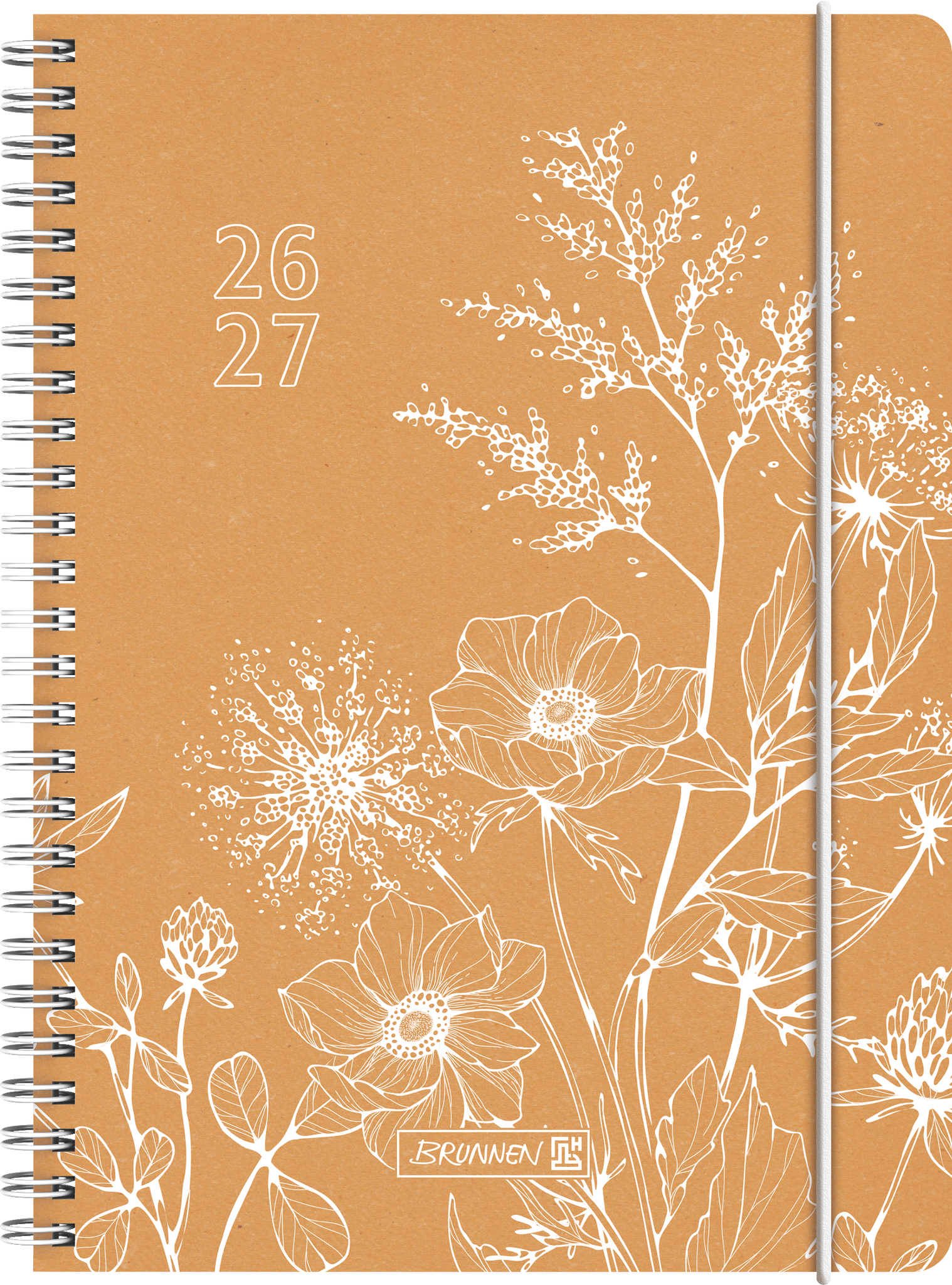 3 x Brunnen Schülerkalender A5 1 Tag/Seite Meadow 2026/2027