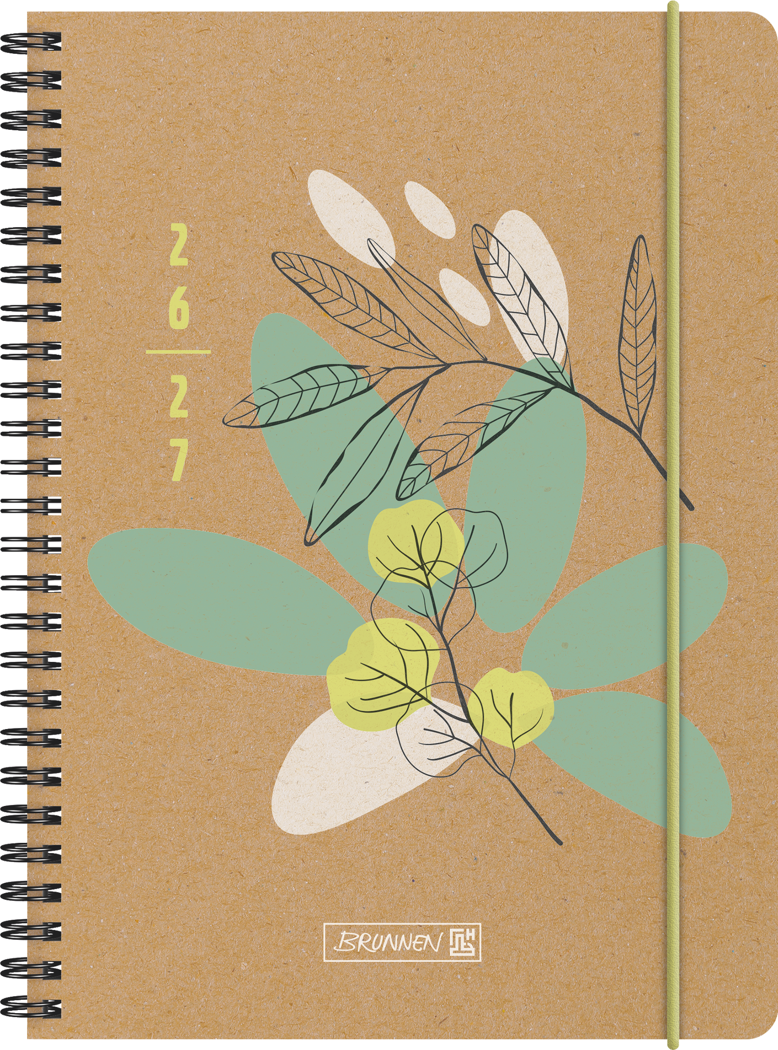 3 x Brunnen Schülerkalender A5 1 Tag/Seite Sprout 2026/2027