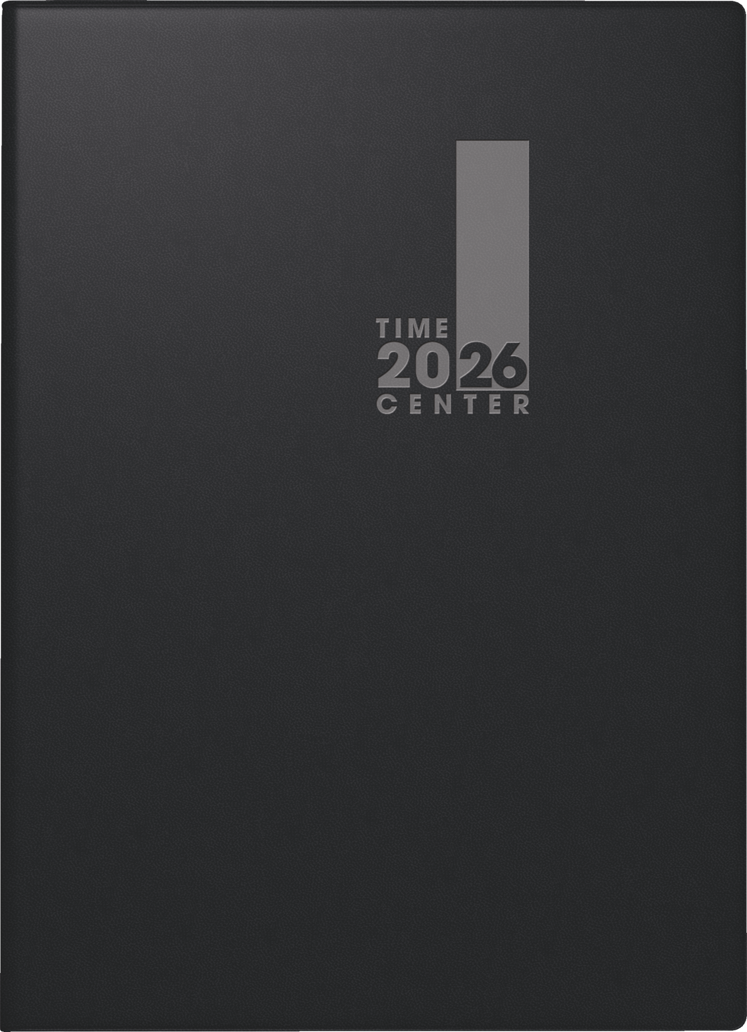 BRUNNEN 1072856906 | Taschenkalender TimeCenter Mod. 728 2026 | A6, Kunststoff, schwarz