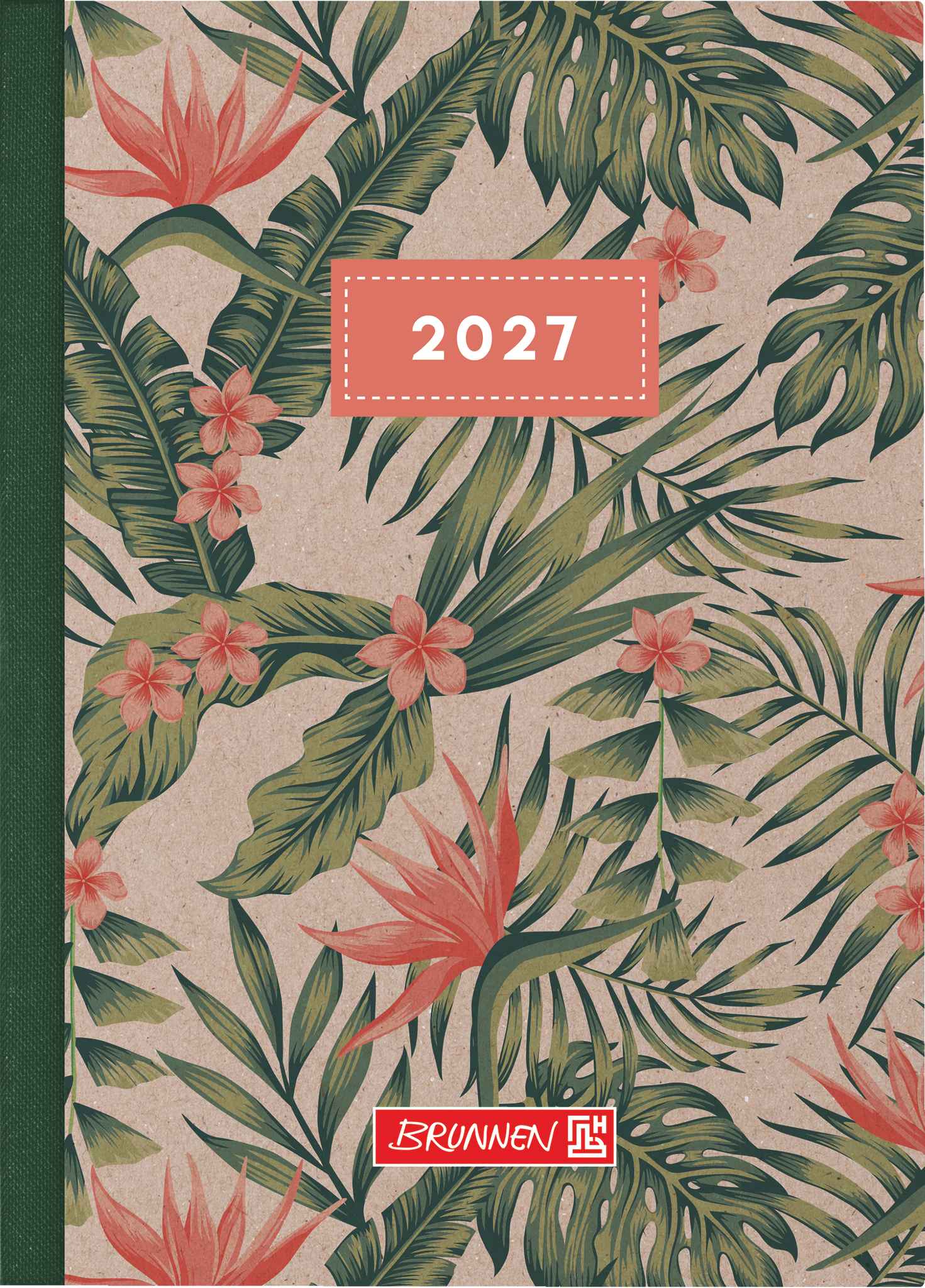 Brunnen Taschenkalender 731 10x14cm 1 Woche/2 Seiten Grafic-Einband Tr