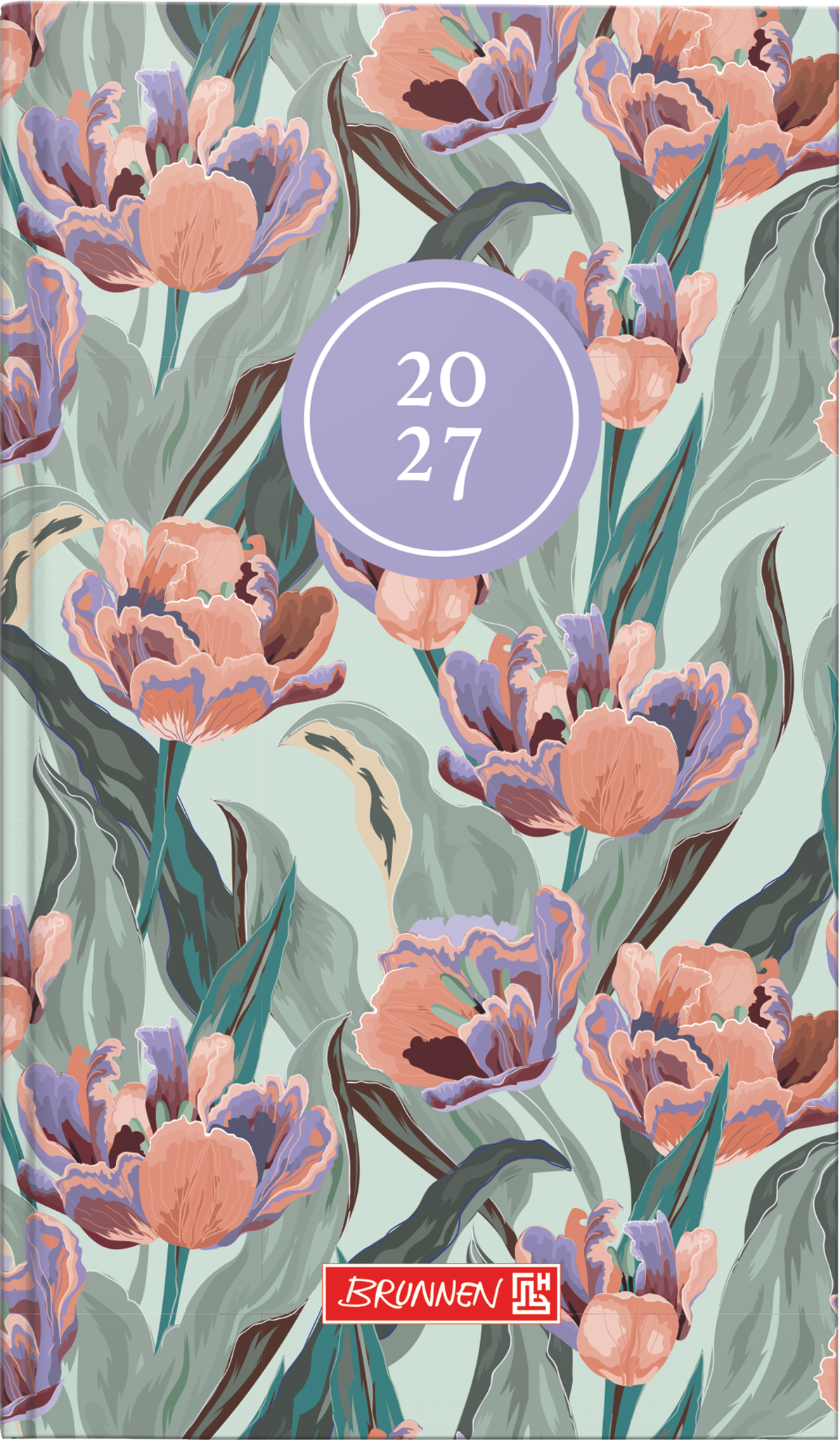 Brunnen Wochen-Sichtkalender 756 8,7x15,3cm 1 Woche/2 Seiten Grafik-Ei