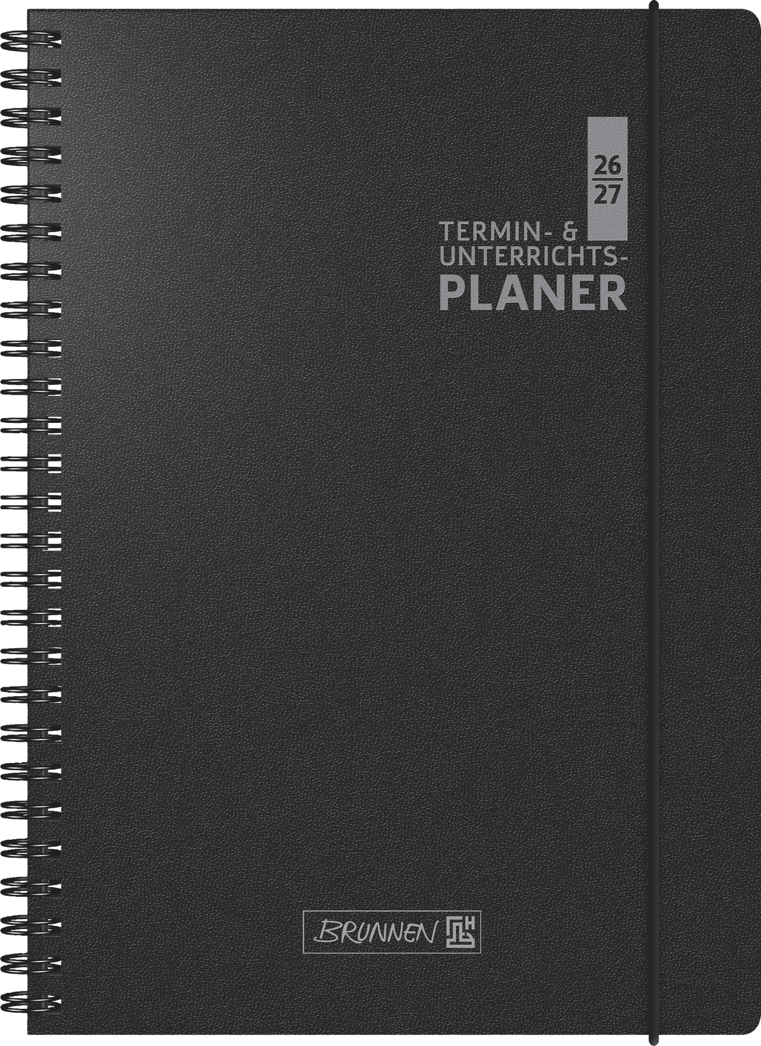 Lehrerkalender 2026/2027 Termin- & Unterrichtsplaner | A4, Kunststoff, schwarz