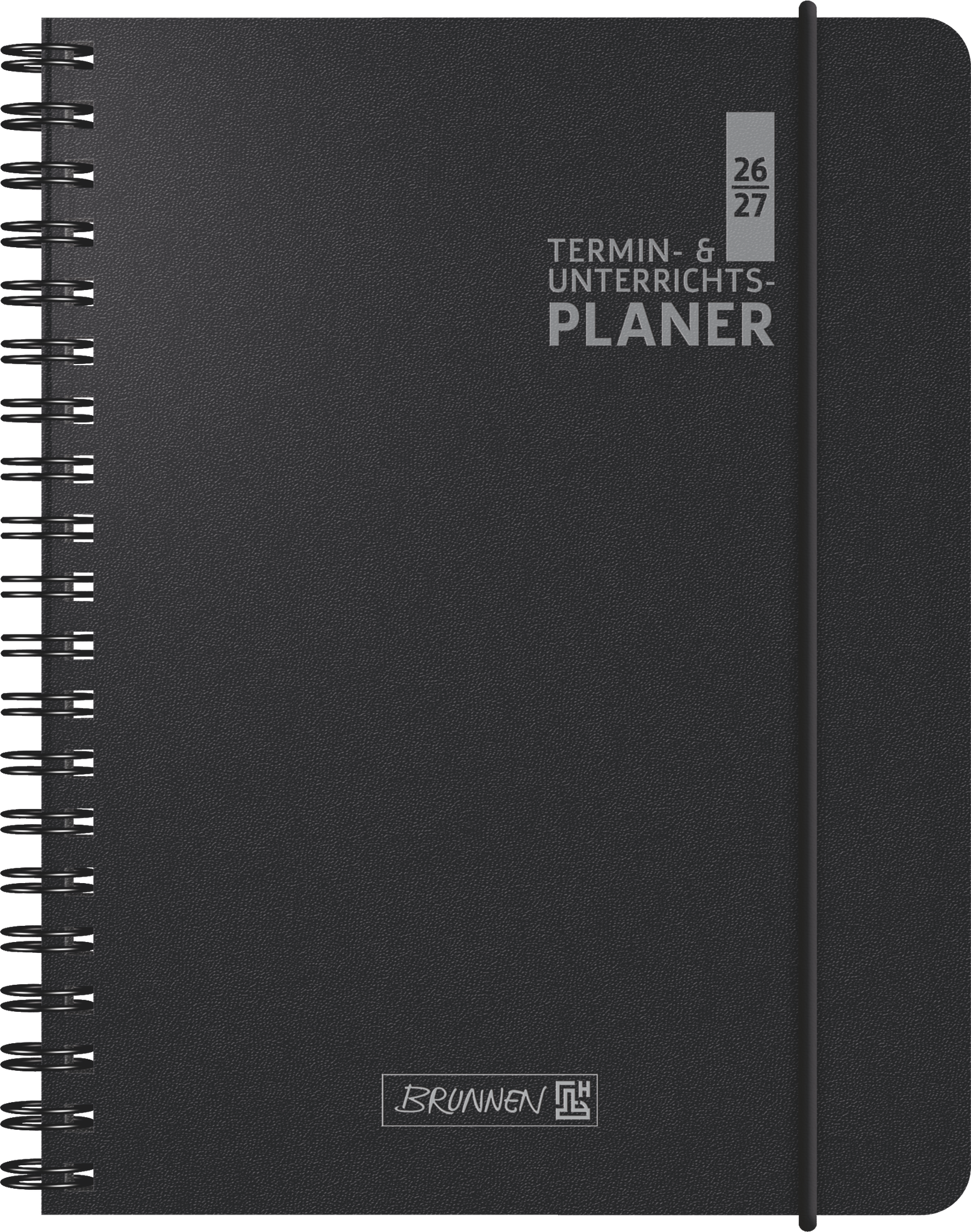 Lehrerkalender 2026/2027 Termin- & Unterrichtsplaner | A5, Kunststoff, schwarz