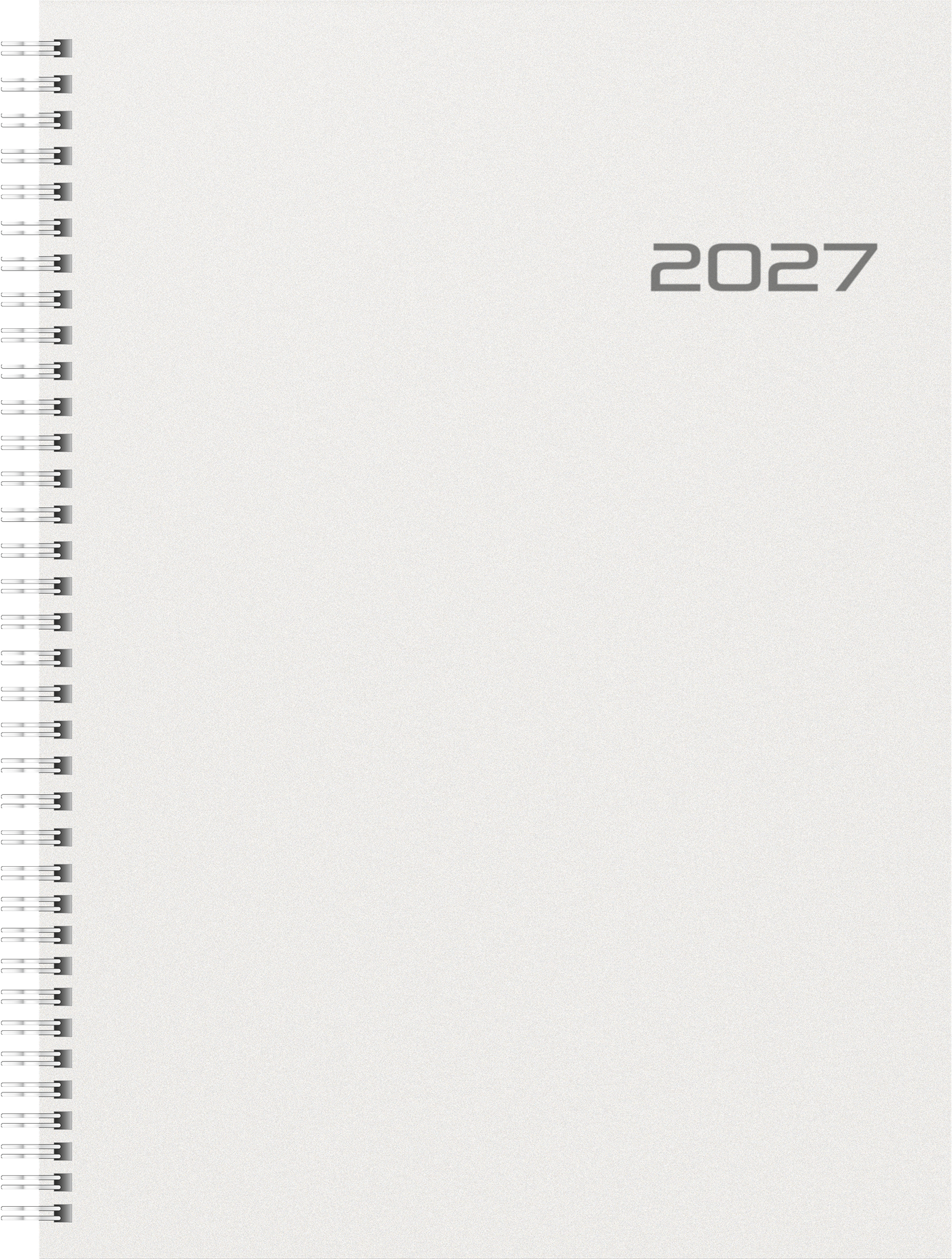 Brunnen Buchkalender 781 21x29,7cm 1 Woche/2 Seiten transparent 2027