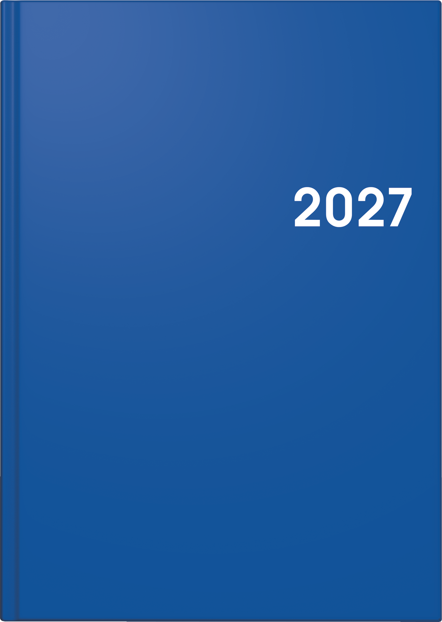 Brunnen Buchkalender 795 A5 1 Tag/Seite Balacron-Einband blau 2027