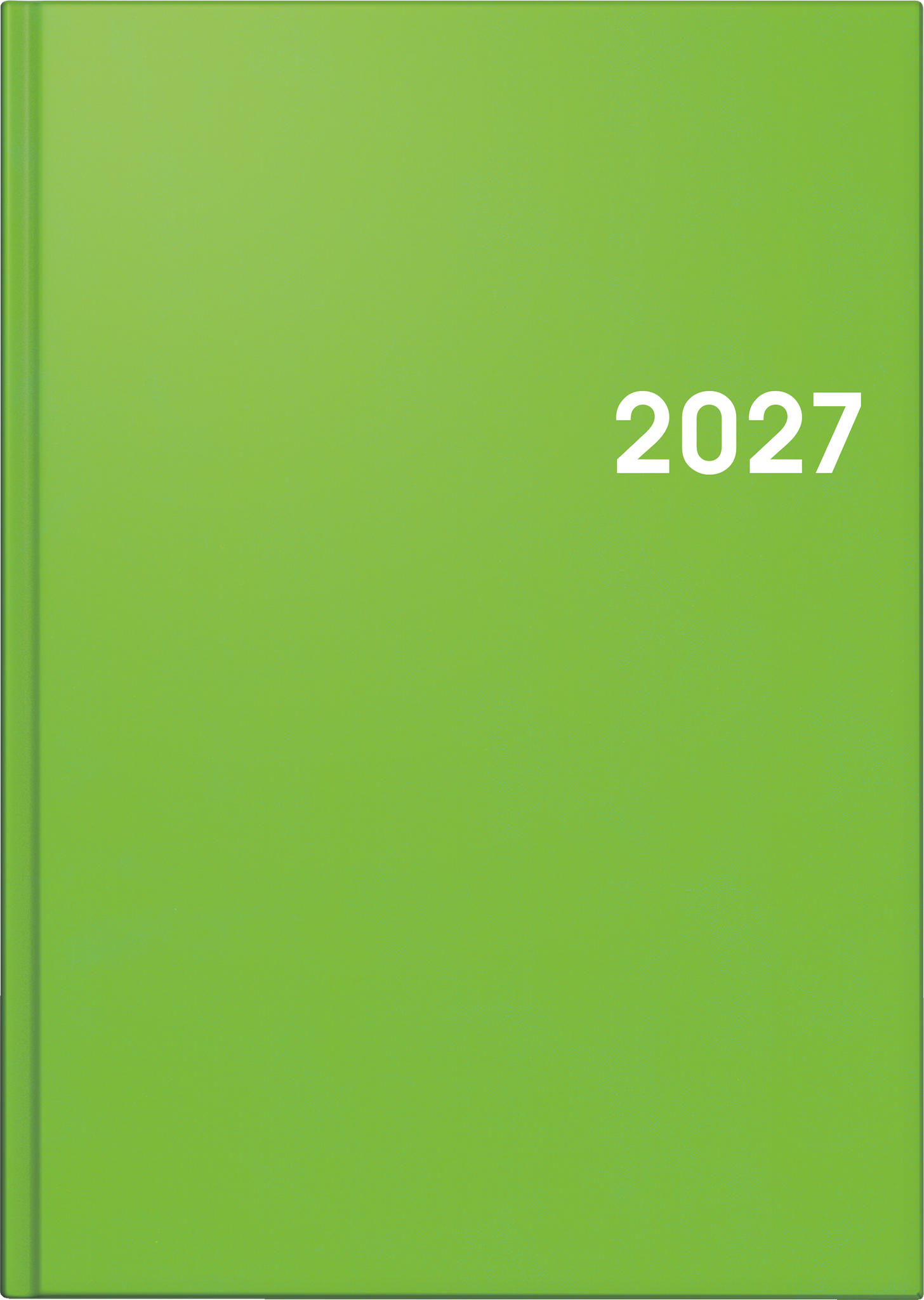 Brunnen Buchkalender 795 A5 1 Tag/Seite Balacron-Einband hellgrün 2027