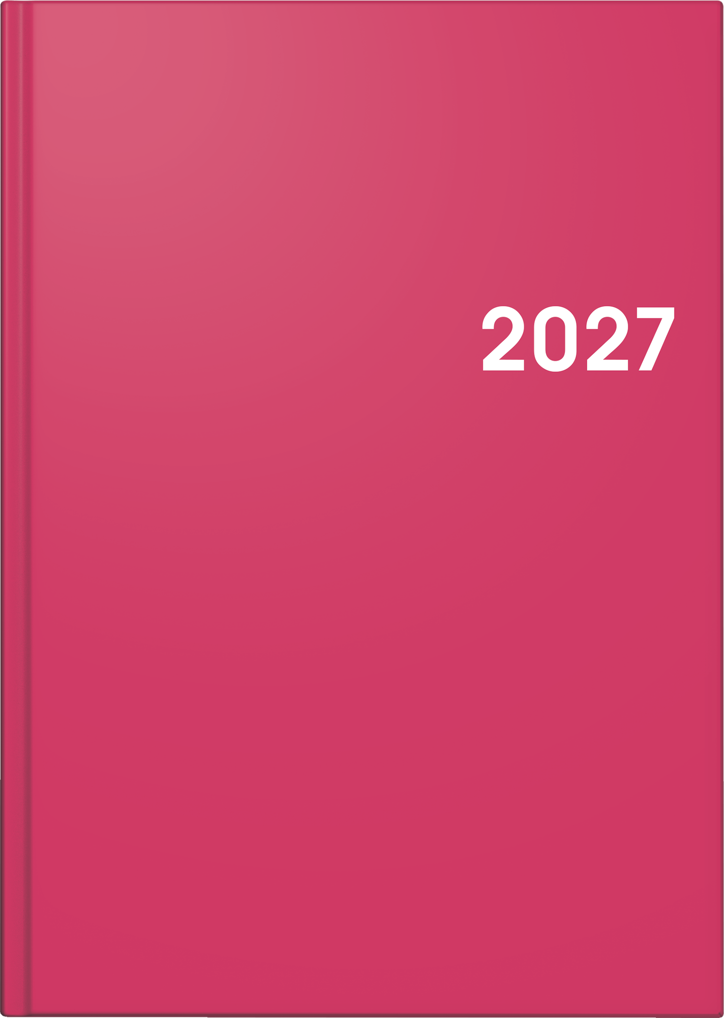 Brunnen Buchkalender 795 A5 1 Tag/Seite Balacron-Einband pink 2027