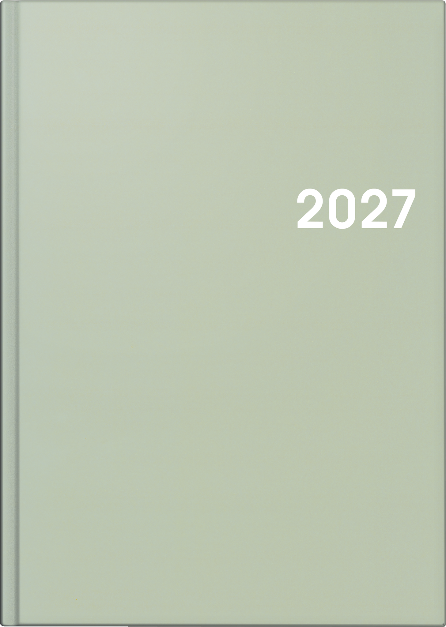 Brunnen Buchkalender 795 A5 1 Tag/Seite Balacron-Einband salbei 2027