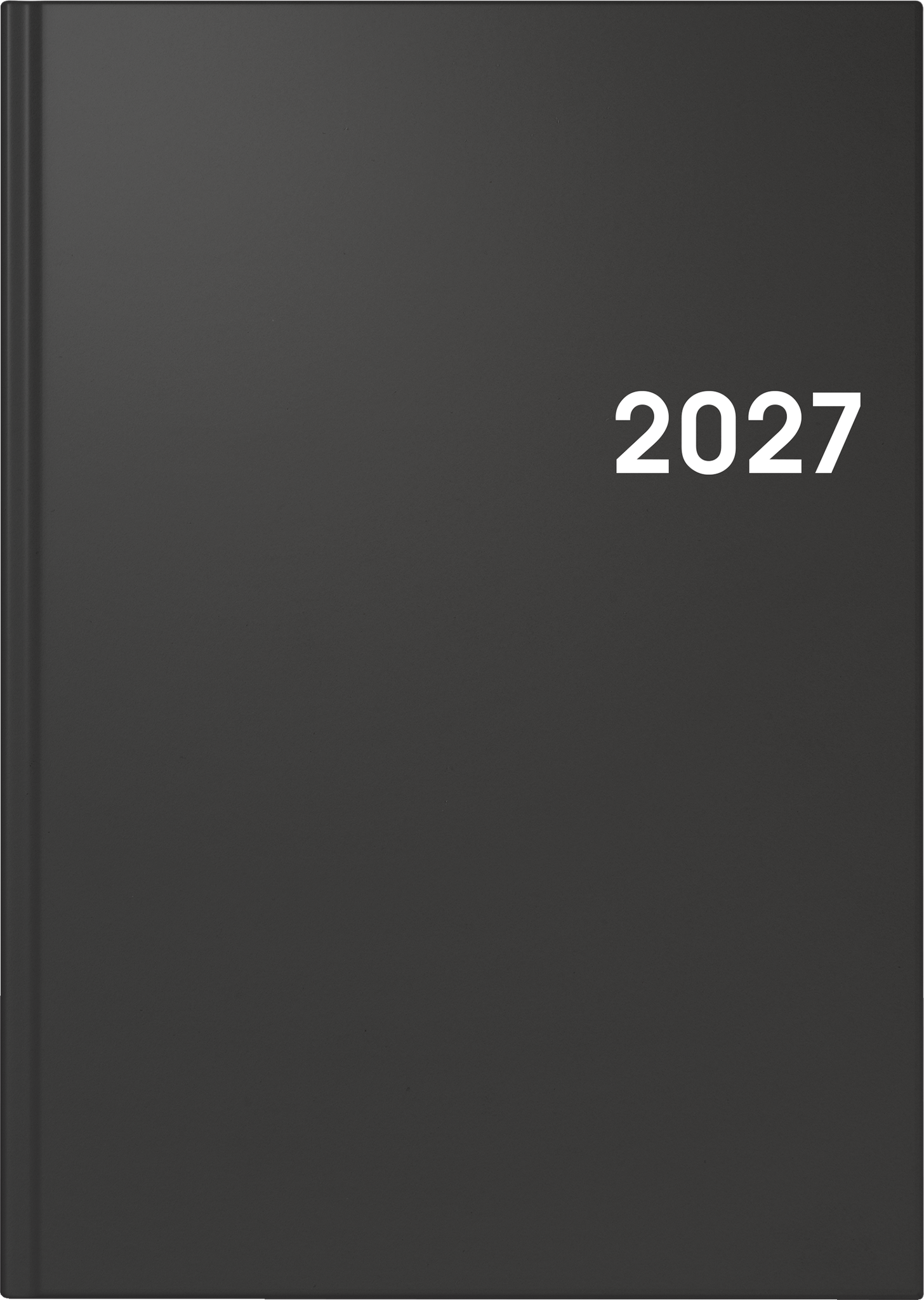 Brunnen Buchkalender 795 A5 1 Tag/Seite Balacron-Einband schwarz 2027