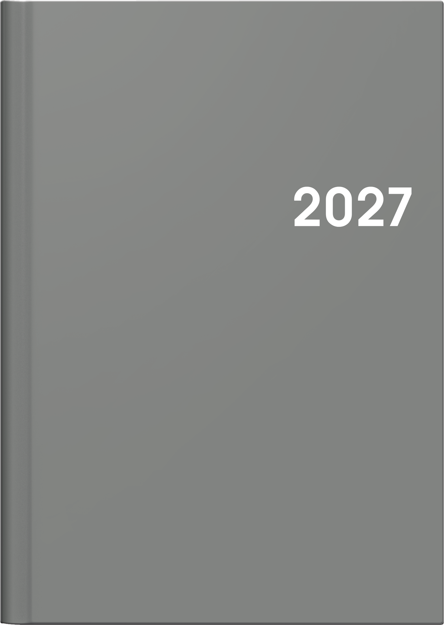 Buchkalender Colour Line Mod. 796 2027 | A5, Kunststoff, grau