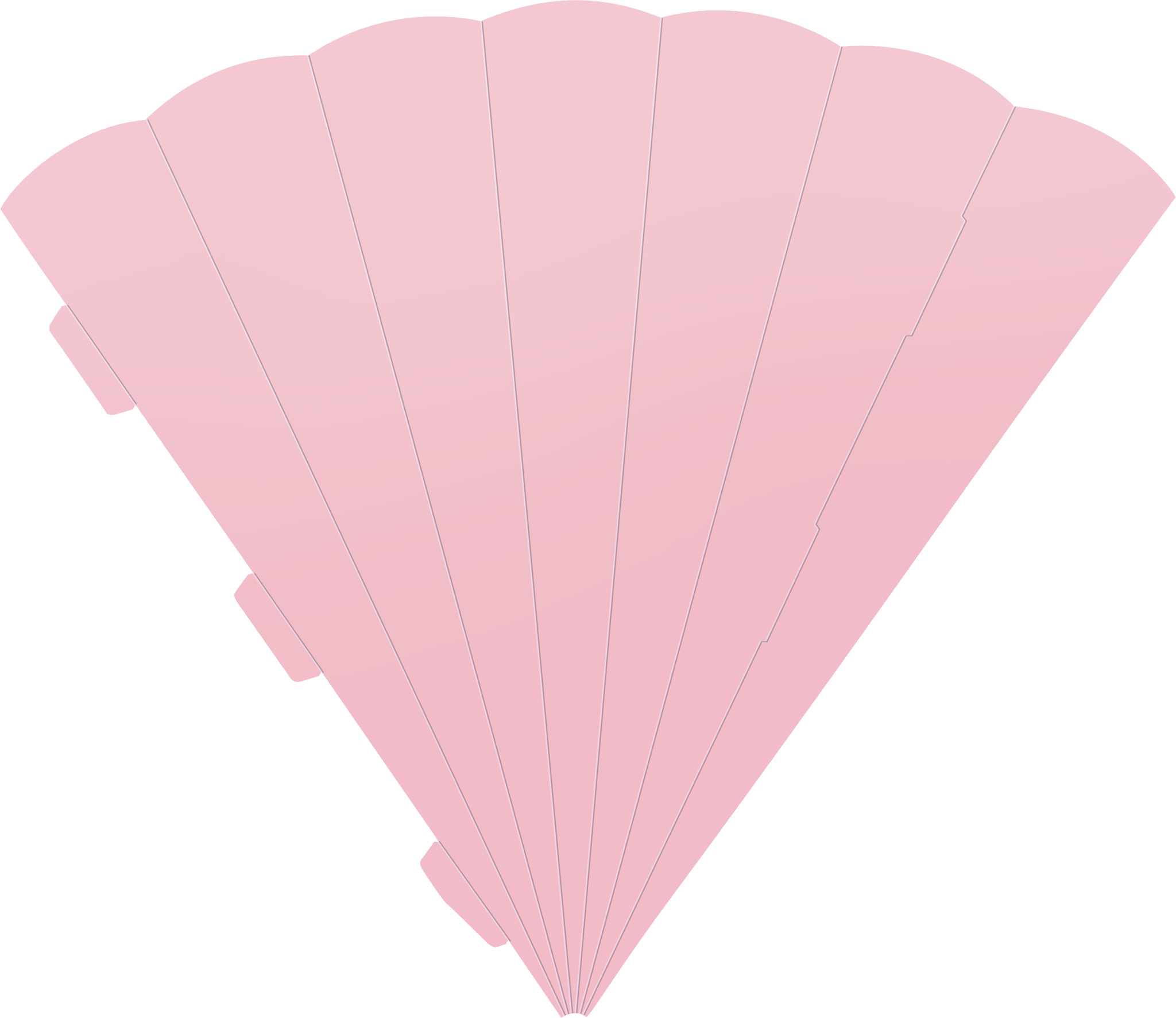 Schultüten-Rohling Zuschnitt | 69 cm, 400 g/m², rosa