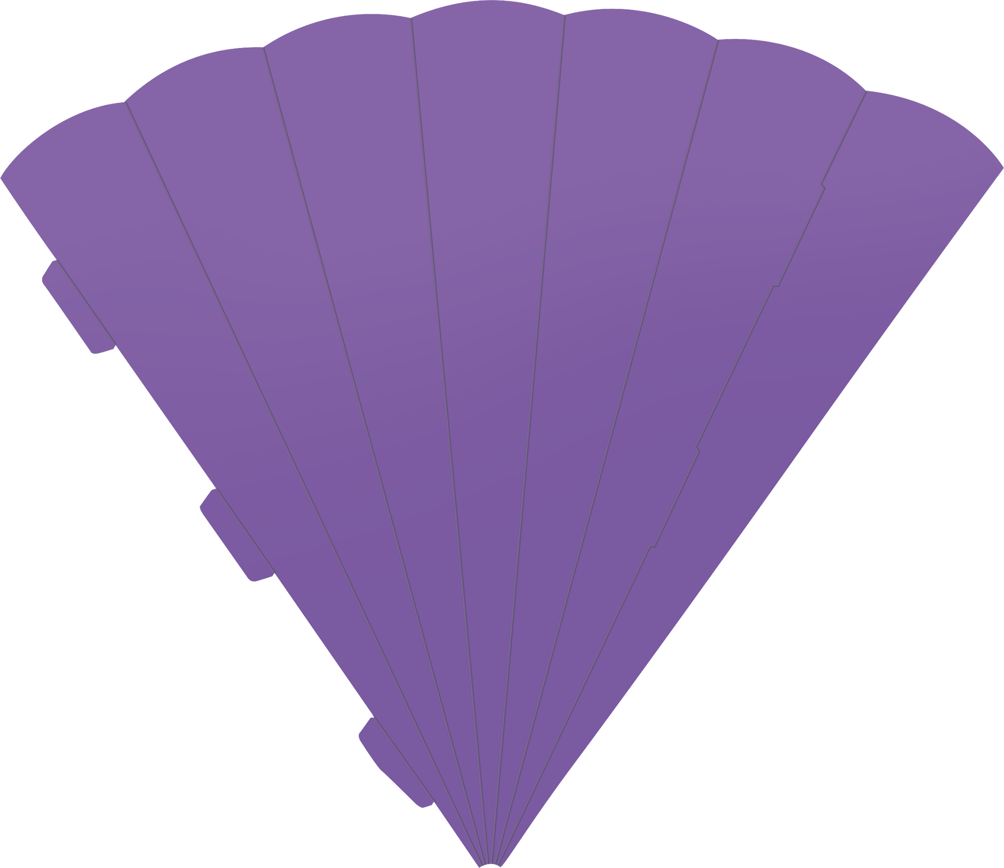 Schultüten-Rohling Zuschnitt | 69 cm, 400 g/m², hellviolett