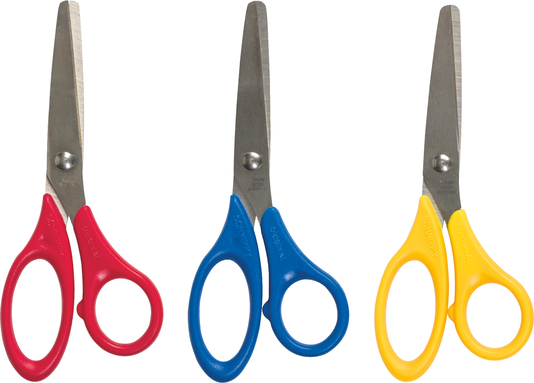 12 x Heyda Bastelschere 13cm rund Schnippy farbig sortiert