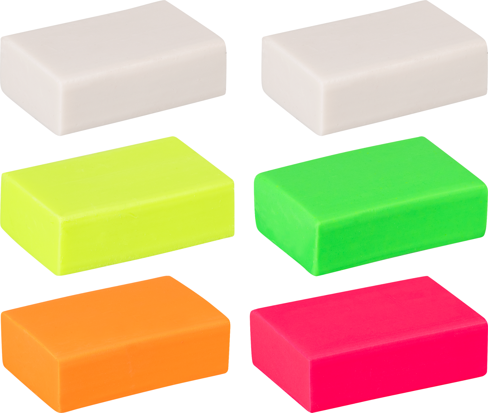 Modelliermassen-Set Kneten & Radieren „Colorpack Neon“ | 120 g