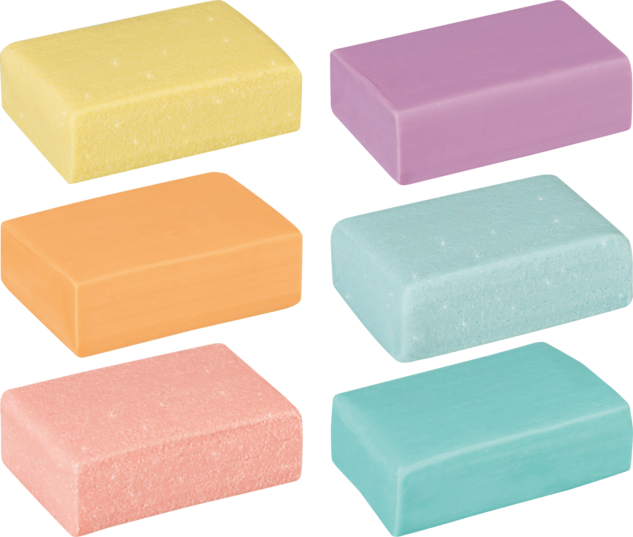 KNORR prandell Modelliermassen-Set Kneten & Radieren Pastell