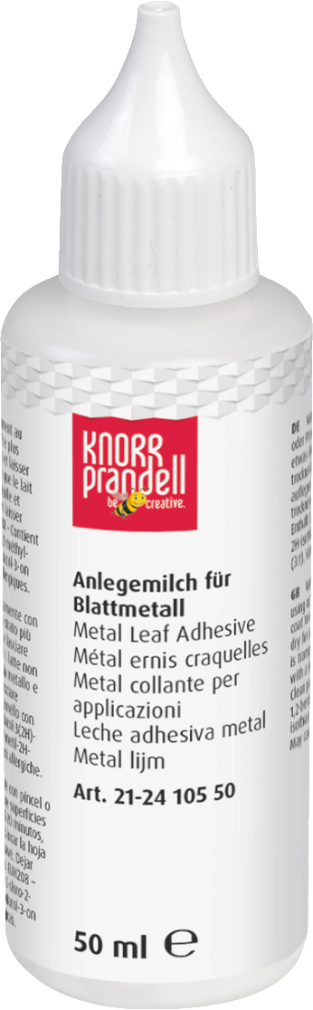 Anlegemilch für Blattmetall | transparent, 50 ml