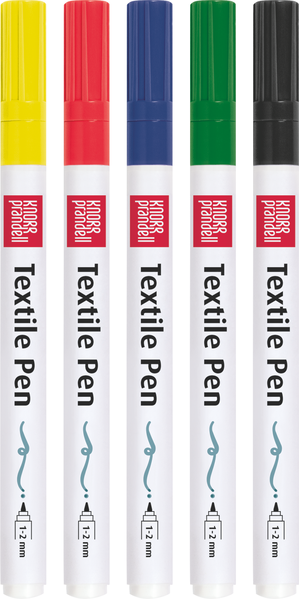 Textile Pen-Set „Basic“ dünn | 1-2 mm