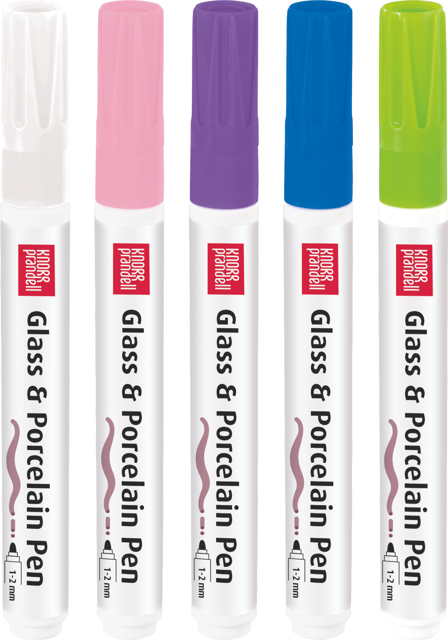 Glass & Porcelain Pen-Set „Candy“ | 1-2 mm