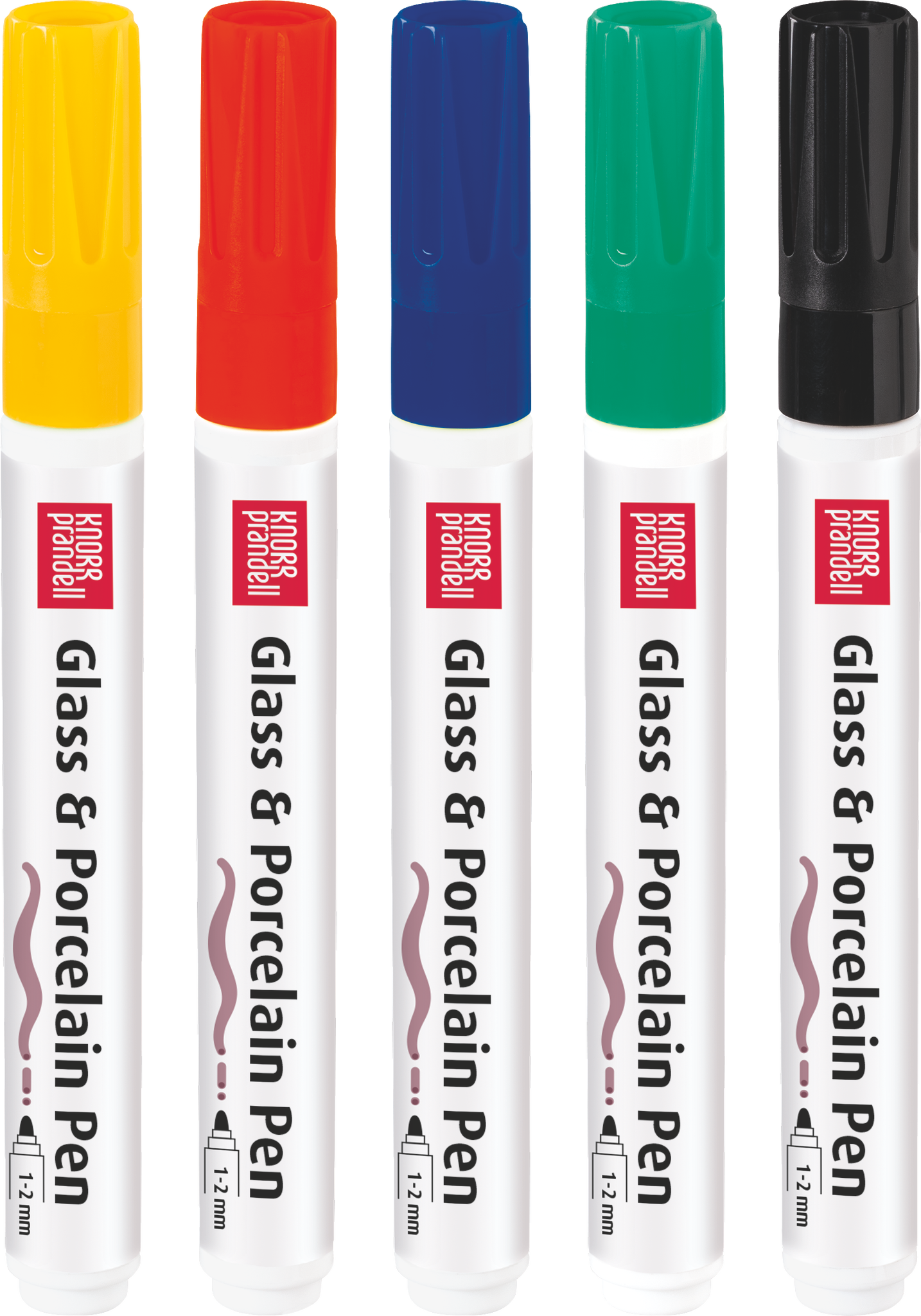 Glass & Porcelain Pen-Set „Basic“ | 1-2 mm