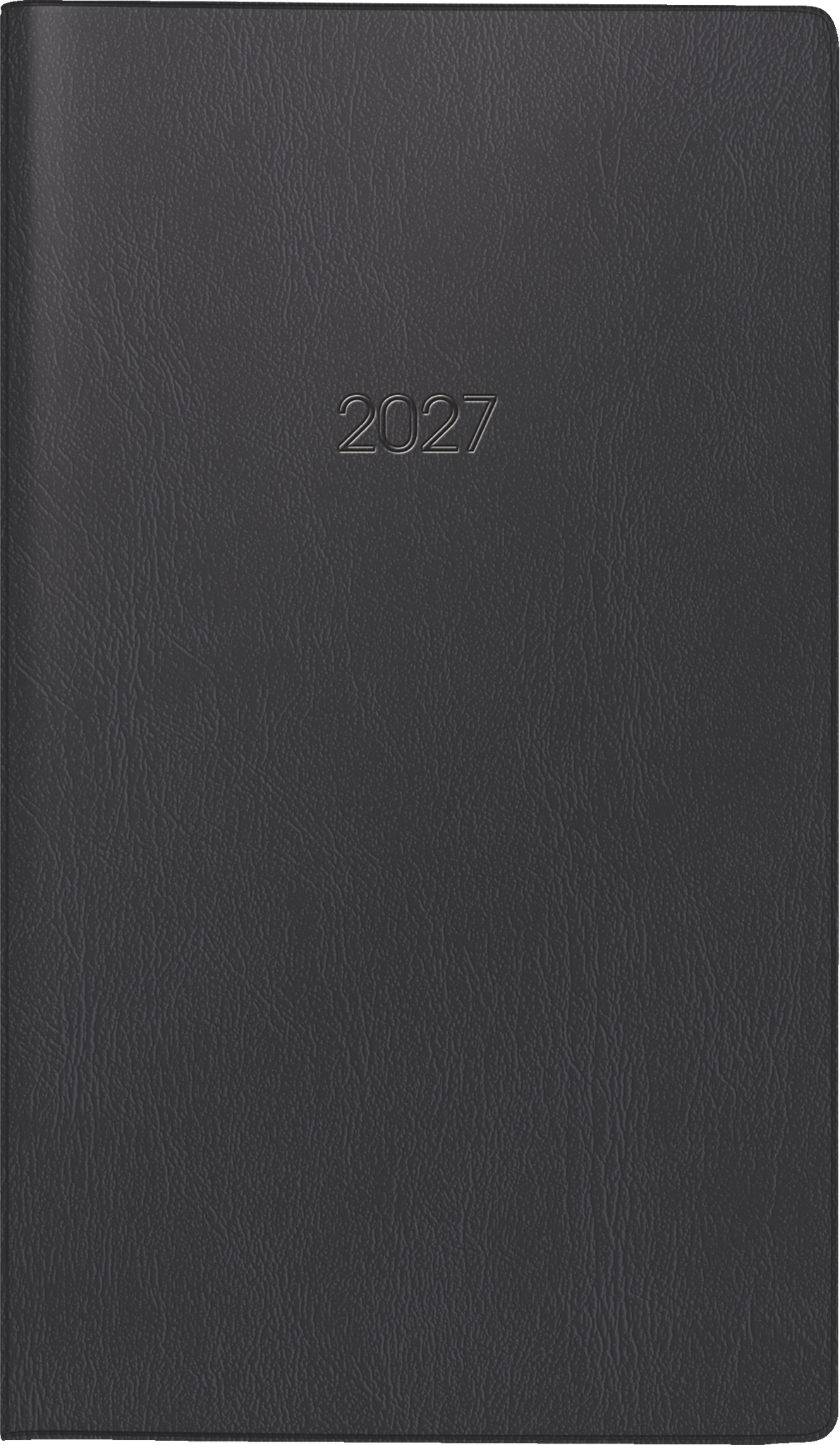 10 x Glocken Taschenkalender 8,7x15,3cm 1 Monat/2 Seiten schwarz Kalen