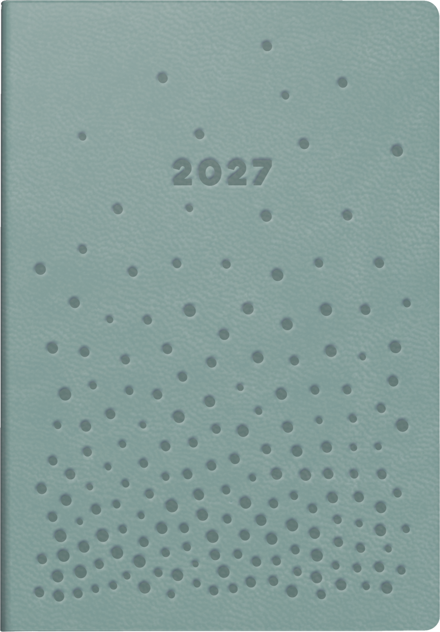 Taschenkalender Design Line Mod. partner/Industrie I 2027 „Dots“ | A7, Kunstleder