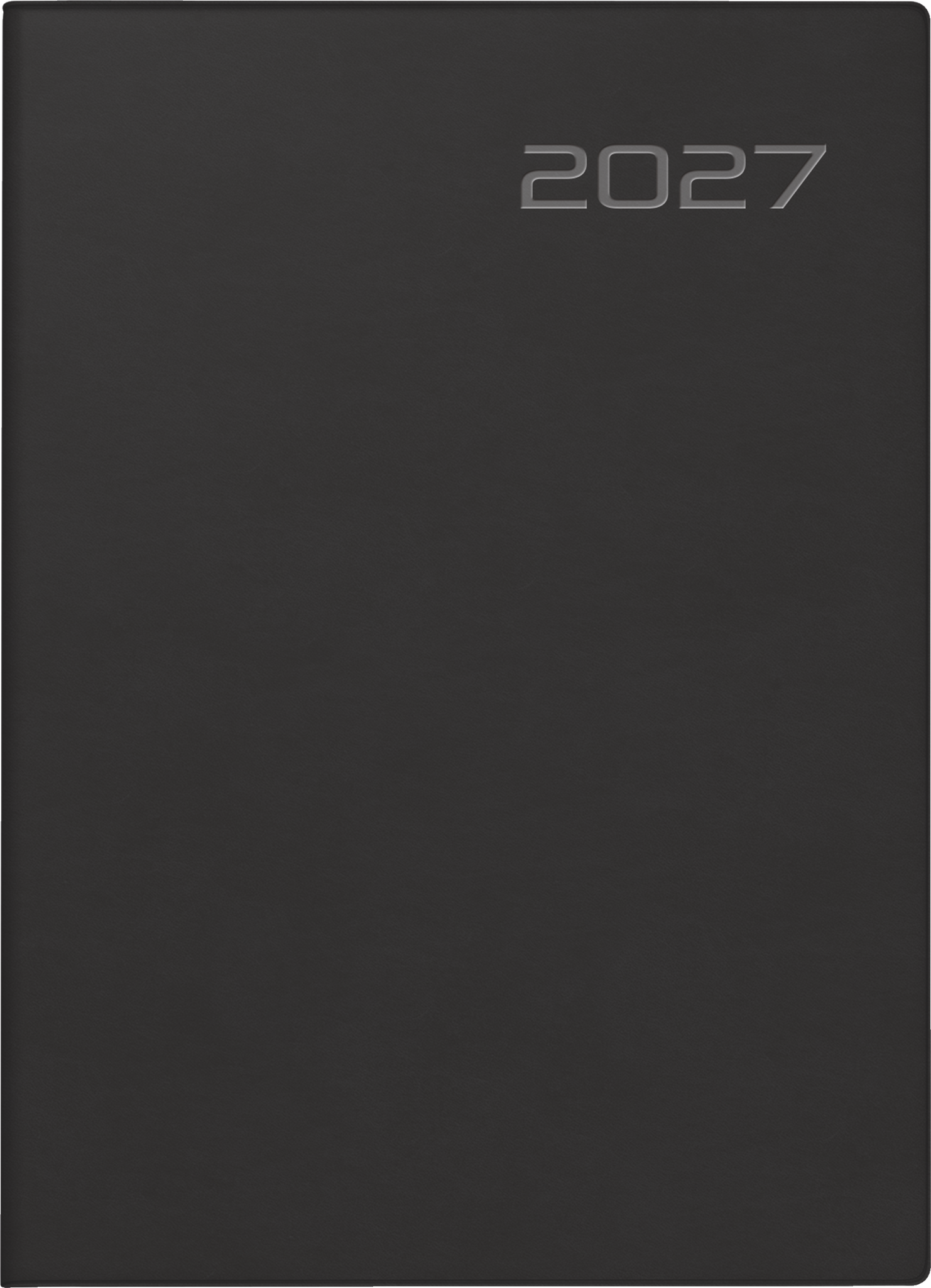 Rido Taschenkalender Technik III 10x14cm 1 Tag/Seite Balacron schwarz