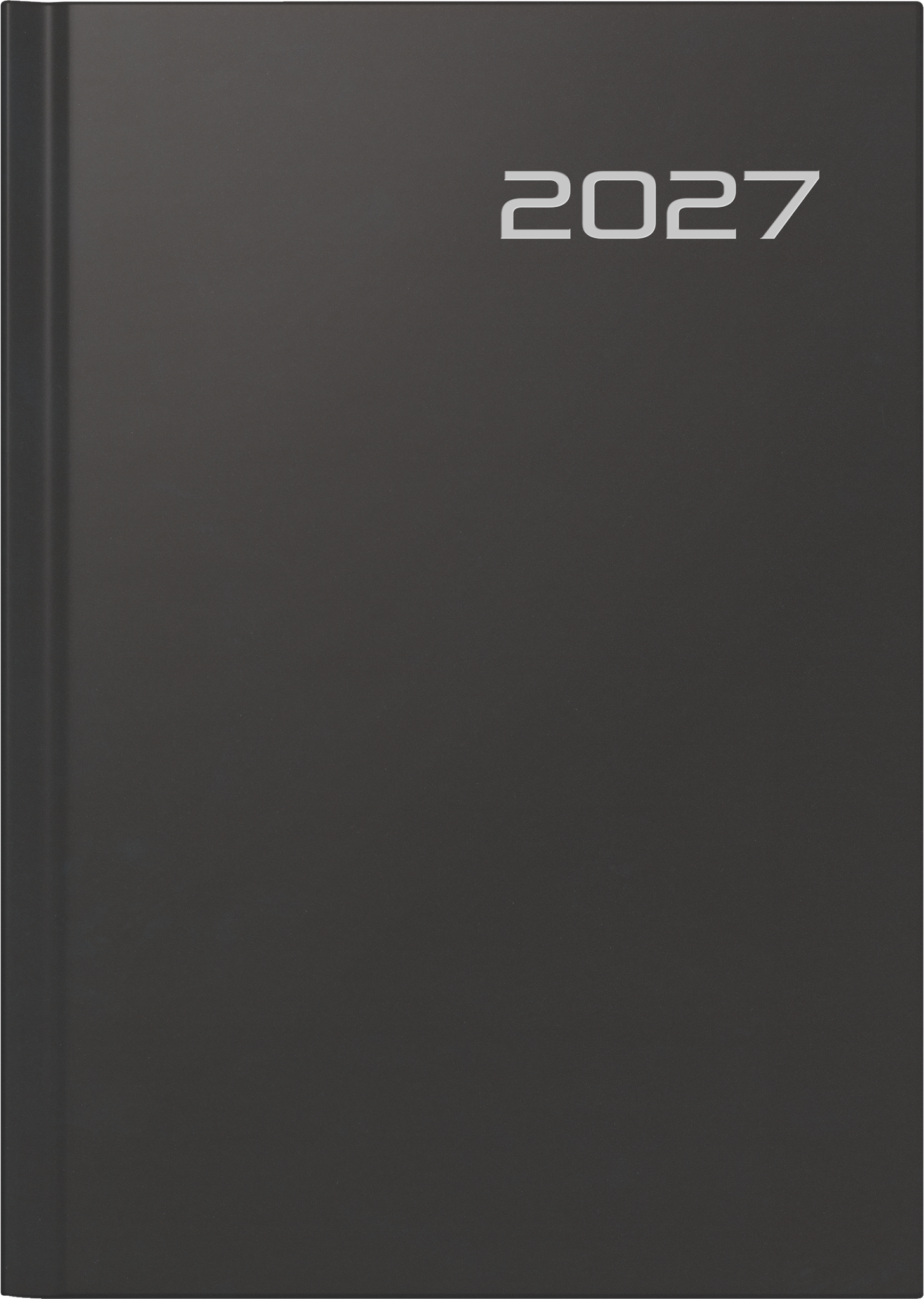 Rido Buchkalender futura 2 A5 1 Woche/2 Seiten Balacron schwarz Kalend