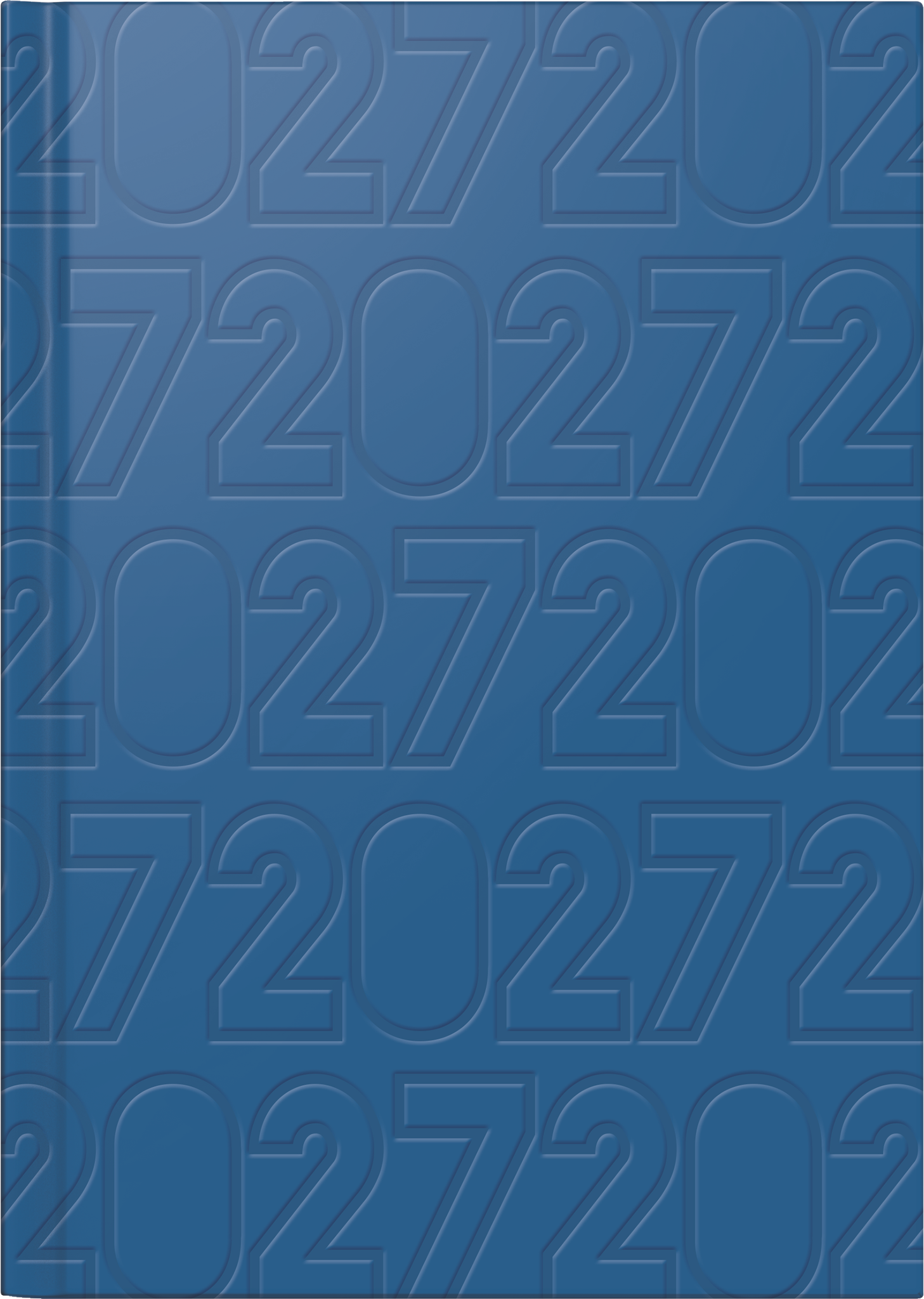 Rido Buchkalender futura 2 A5 1 Woche/2 Seiten Kunstleder blau 2027