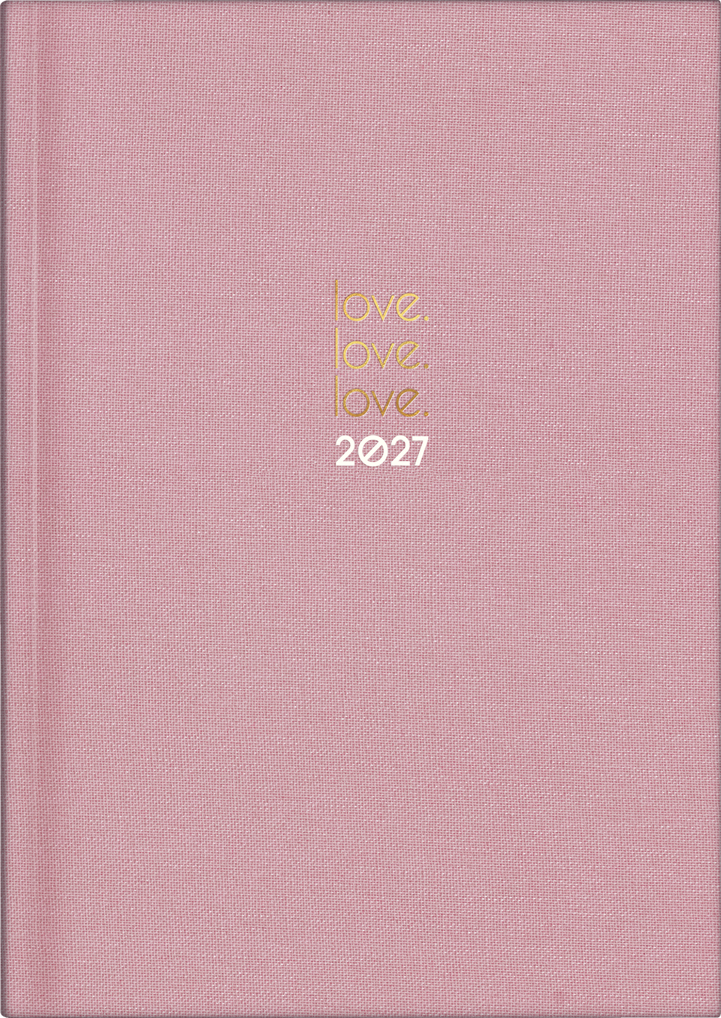Rido Wochenkalender Young Line 1 Woche/2 Seiten Textil-Einband Love 20