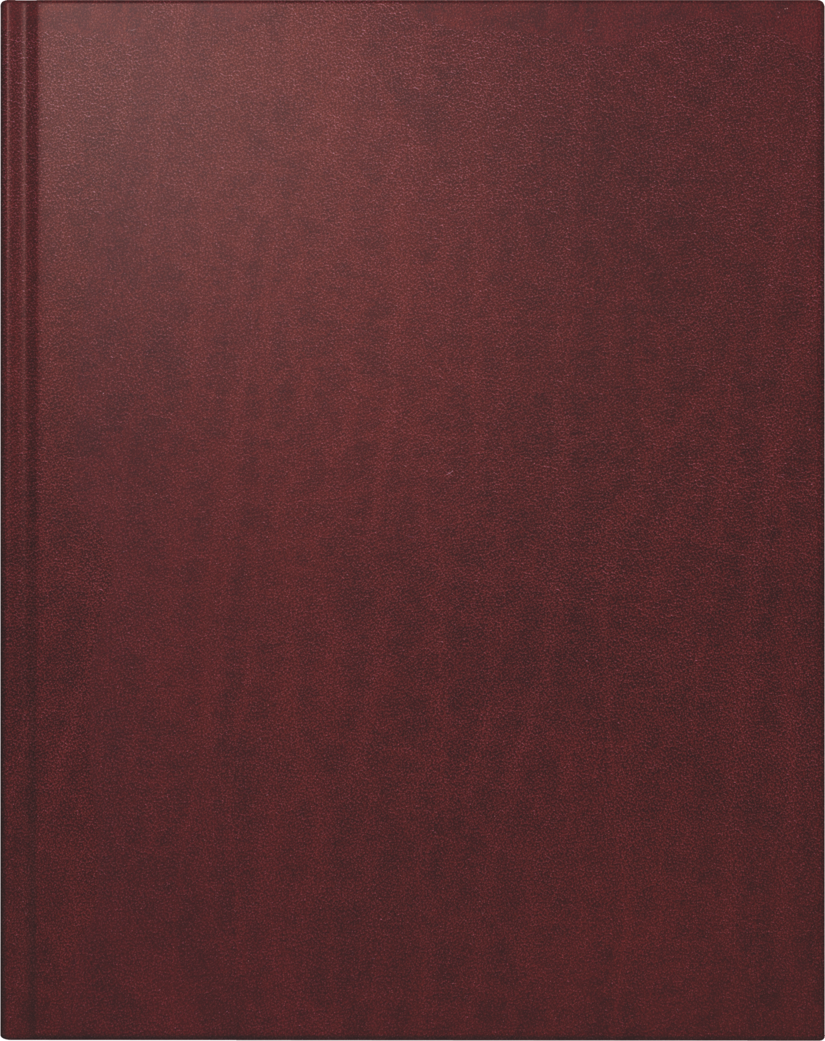 Buchkalender Premium Mod. Managerkalender TM 2027 | 20,5×26 cm, Leder, weinrot