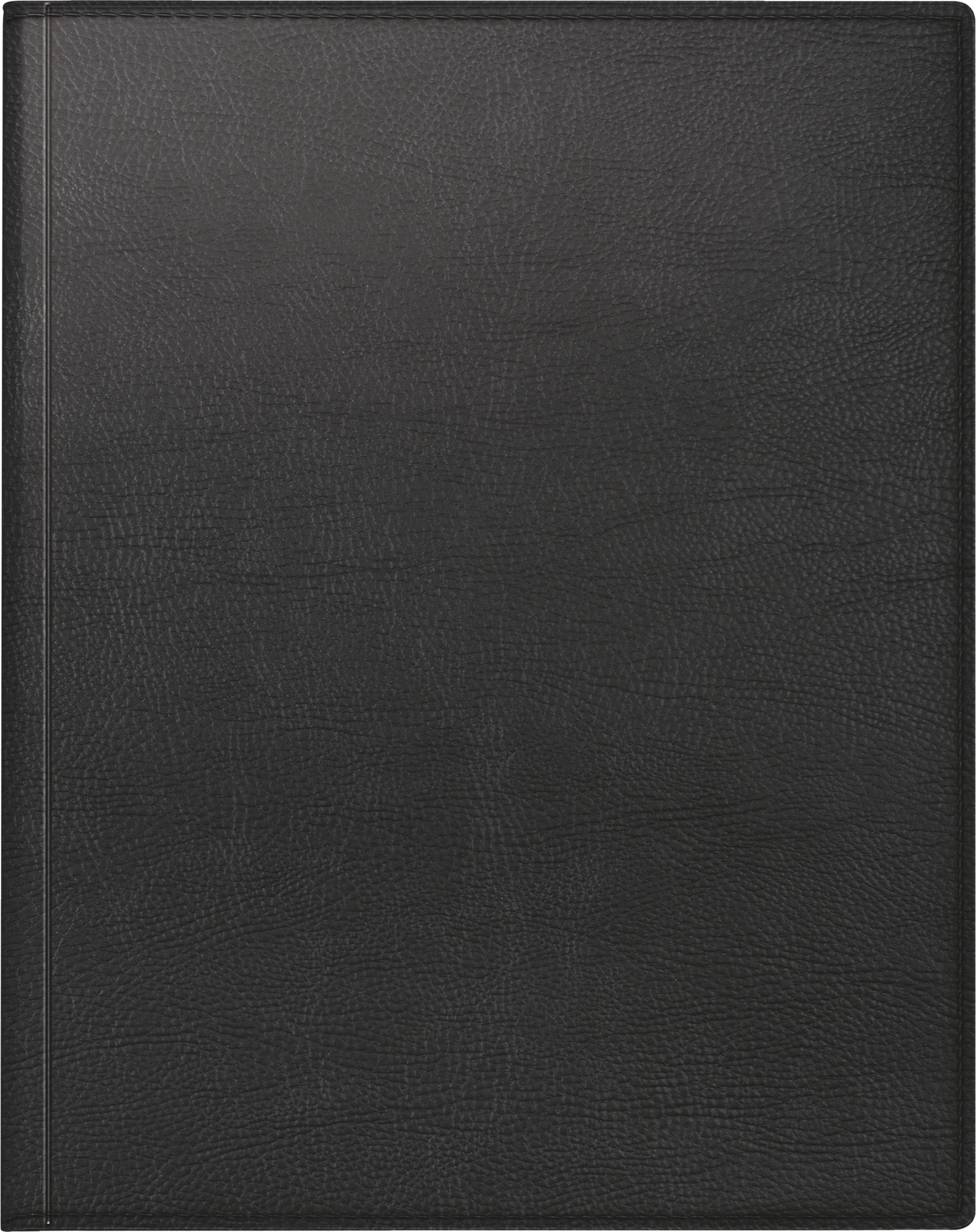 Buchkalender Premium Mod. Managerkalender TM 2027 | 20,5×26 cm, Kunstleder, schwarz