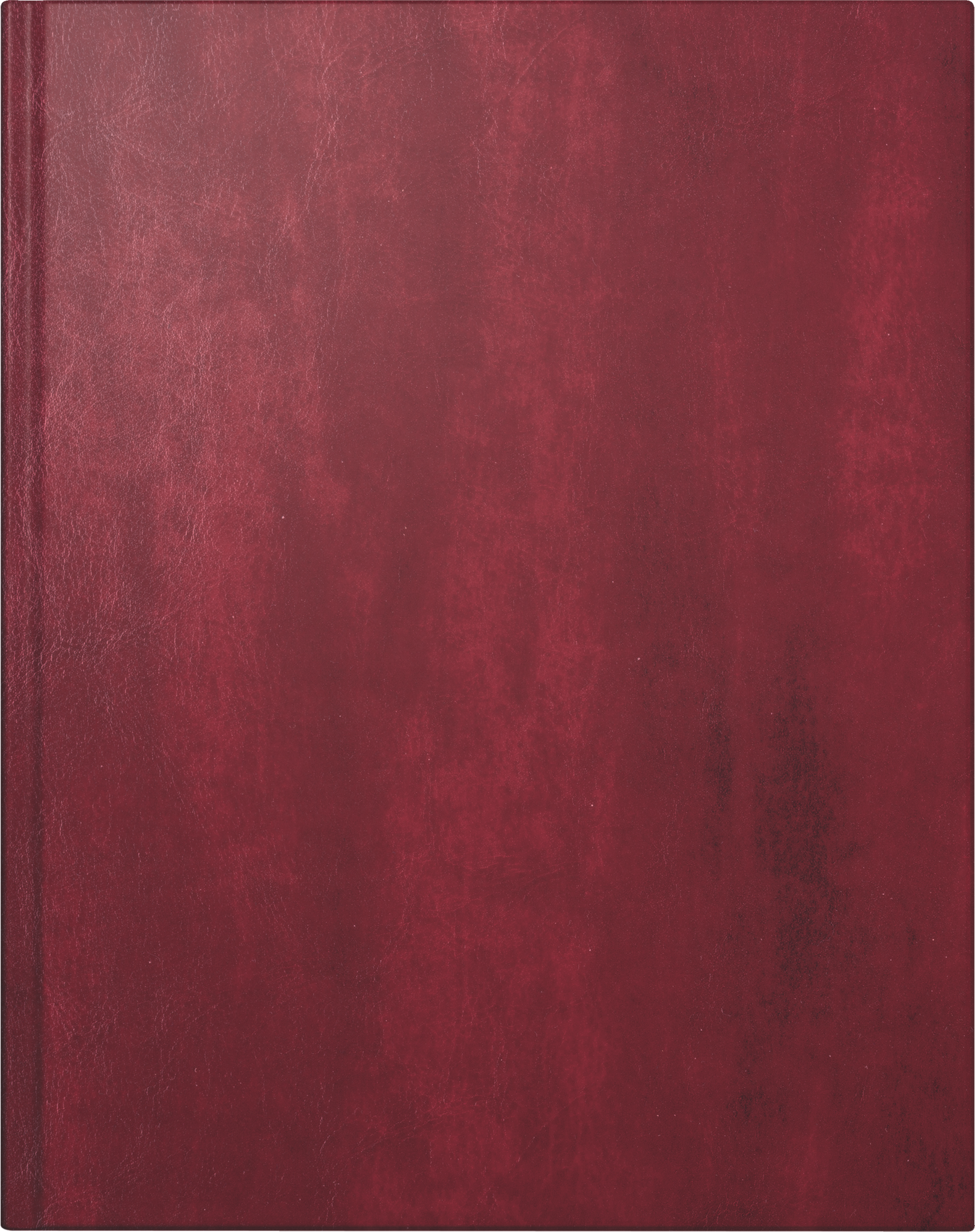 Buchkalender Premium Mod. Managerkalender TM 2027 | 20,5×26 cm, Kunstleder, rotbraun