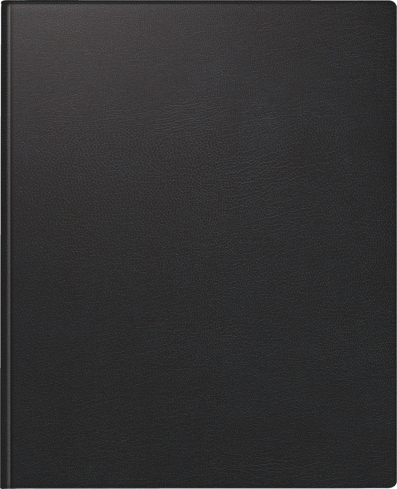 Rido Buchkalender Wochentimer 21x26cm Balacron schwarz 2027