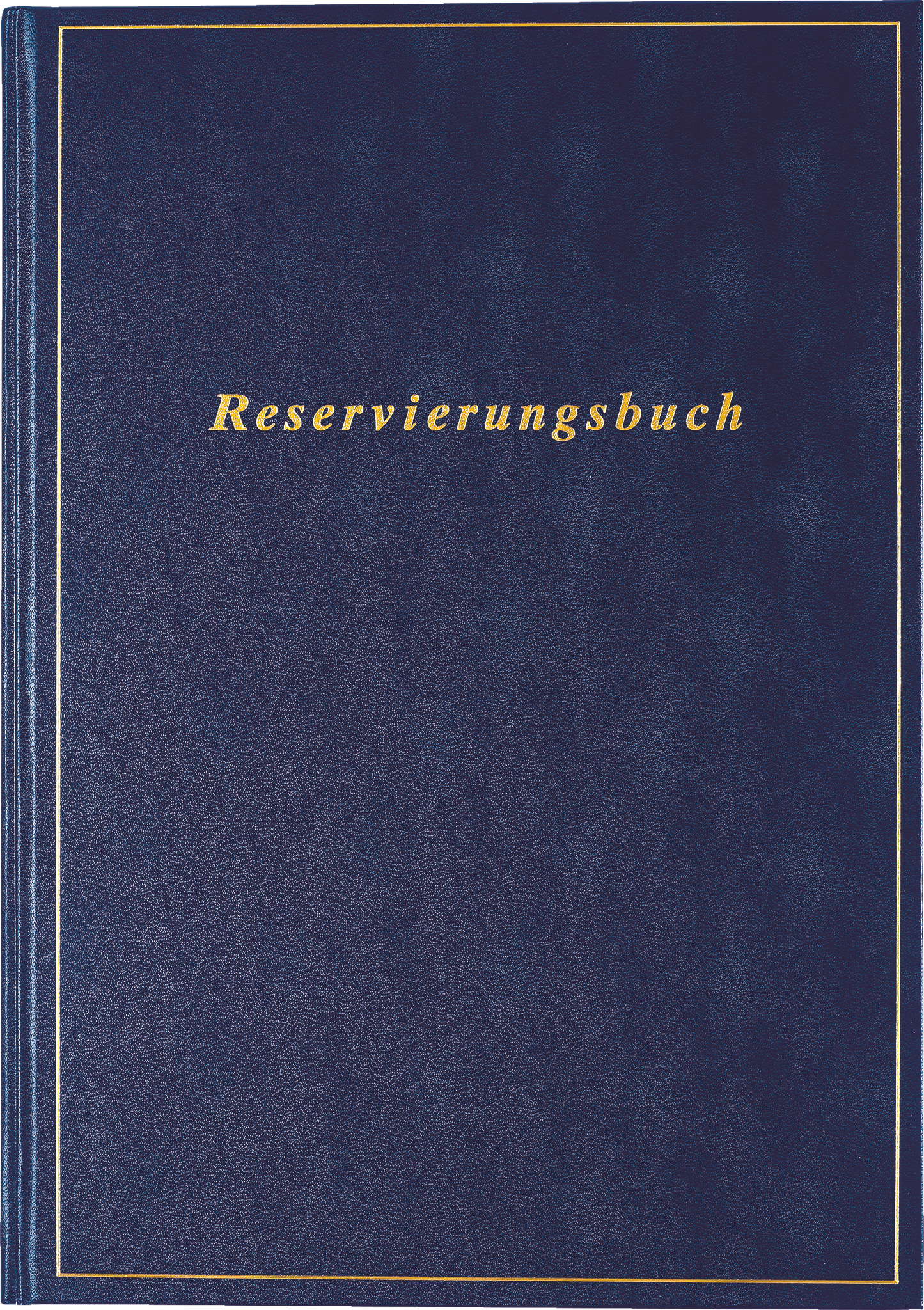 Rido Buchkalender Reservierung A4 1 Tag/2 Seiten Balacron dunkelblau 2