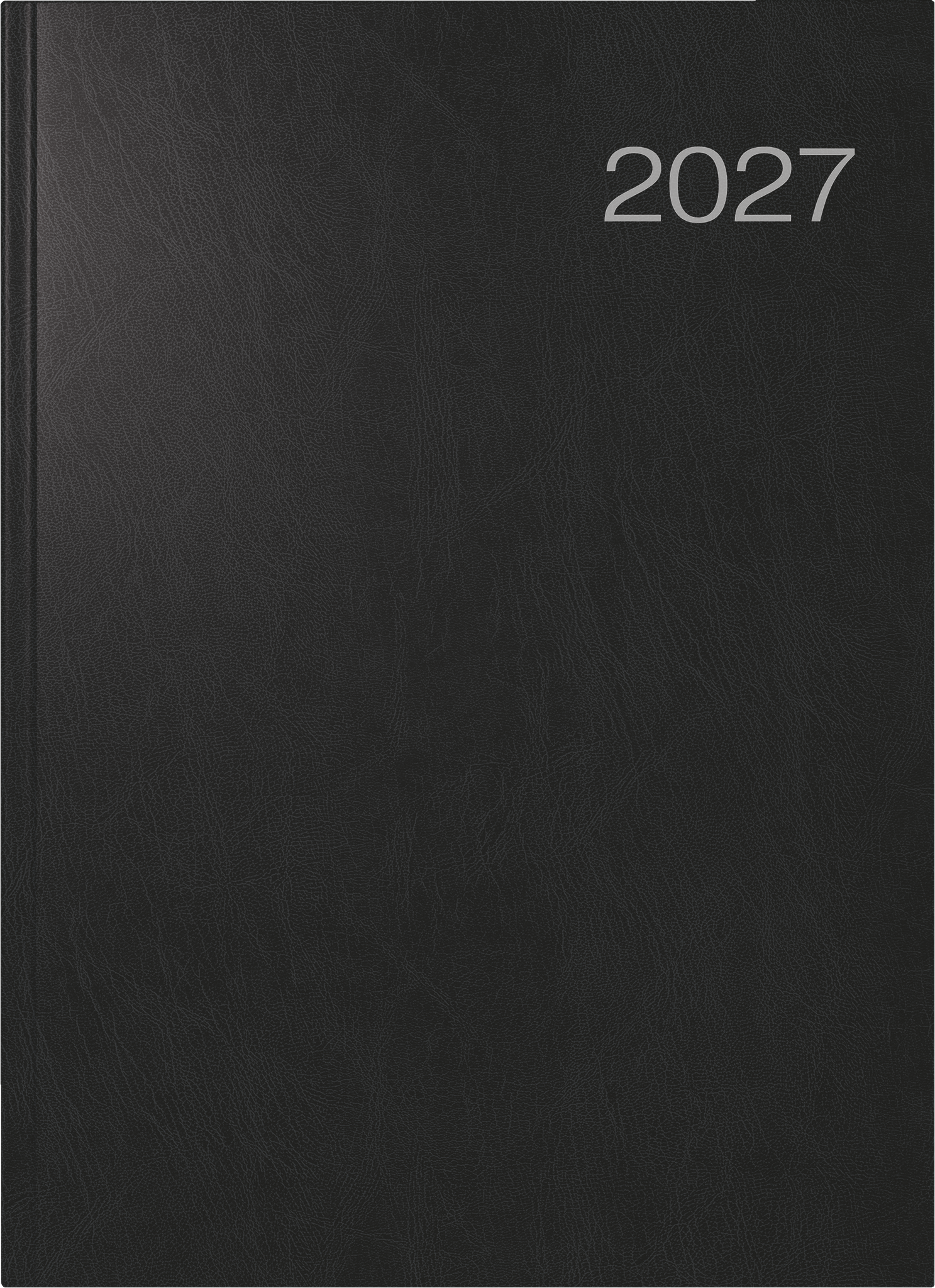 Rido Buchkalender Conform 21x29,1cm 1 Tag/Seite Balacron schwarz 2027