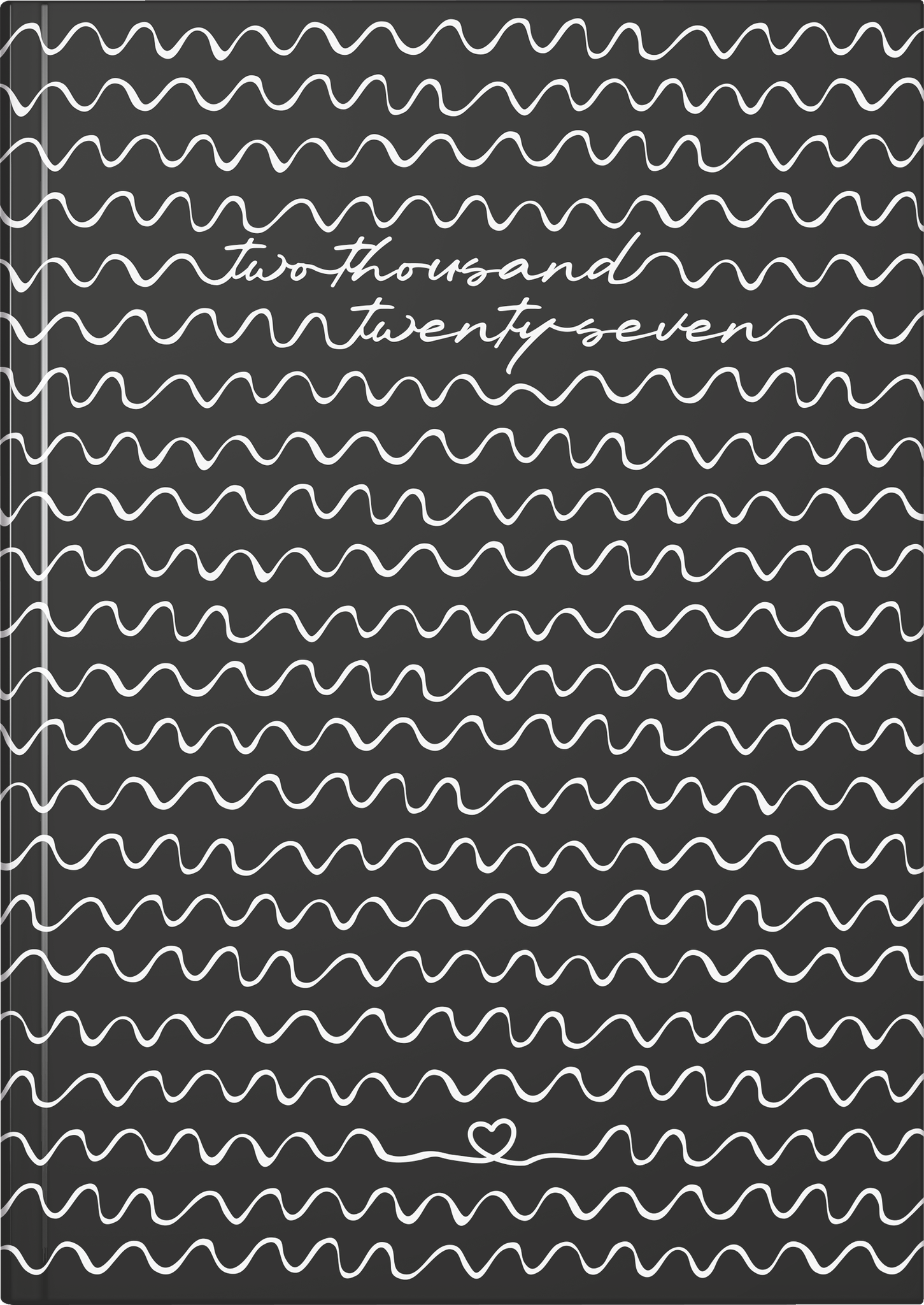 rido/idé 7028507017 Buchkalender Premium Young Line 2027 "Waves" A5, Papier