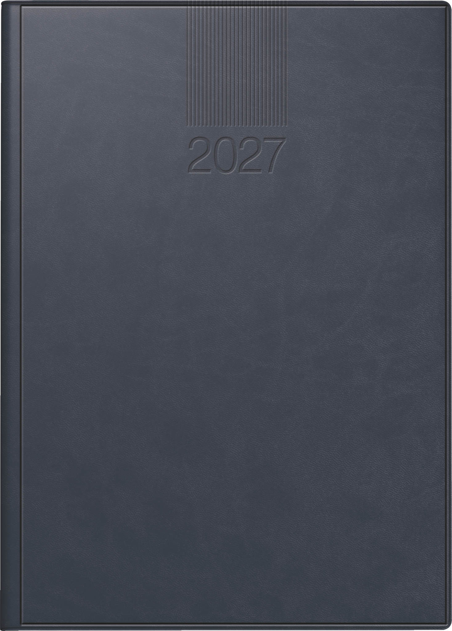 Rido Buchkalender Roma 1 14,2x20cm 1 Tag/Seite Kunstleder blau 2027