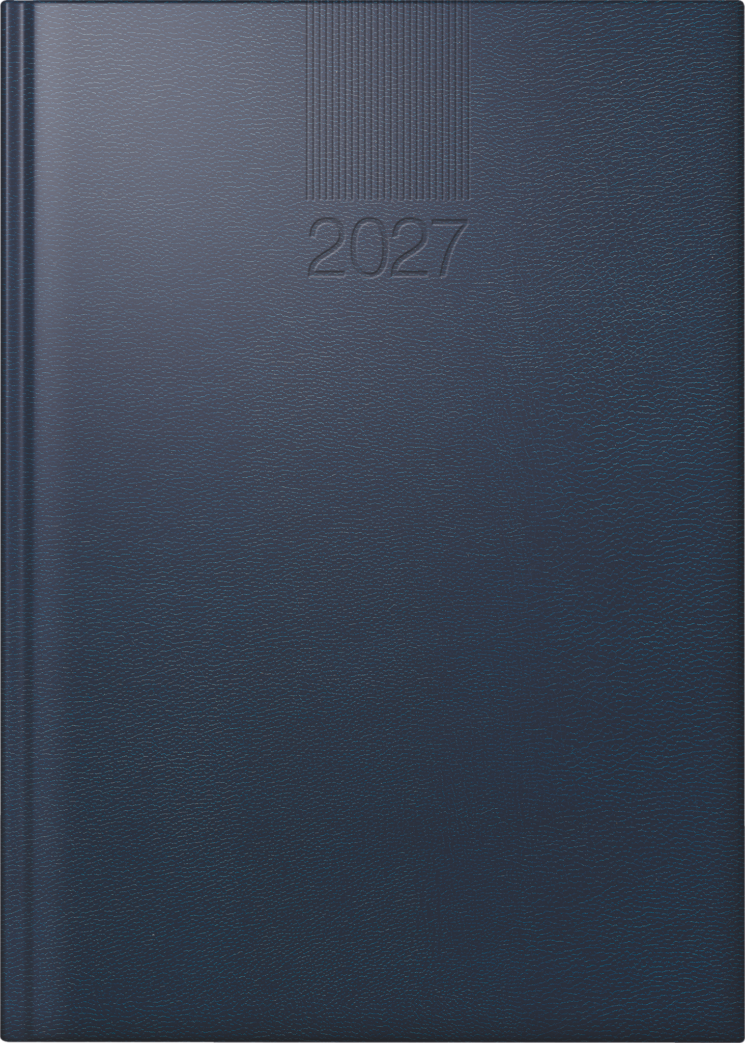 rido/idé 7028903387 Buchkalender Mod. ROMA 1 2027 A5, Kunststoff, dunkelblau