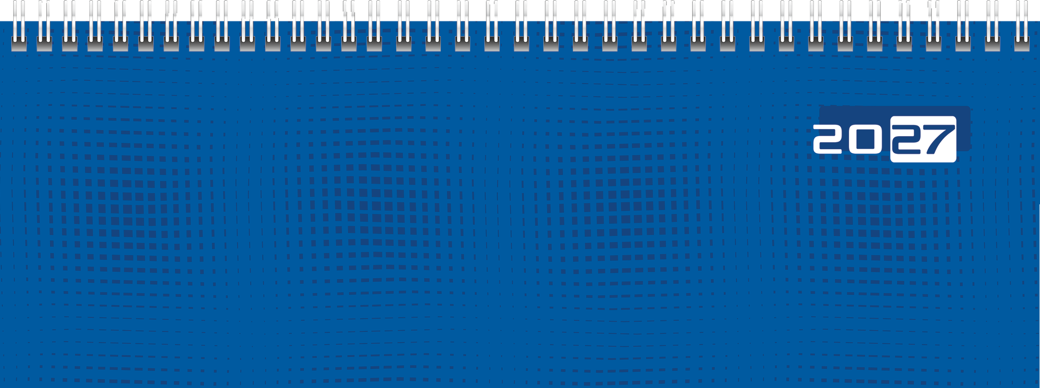5 x Rido Querkalender semana 29,7x10,5cm 1 Woche/Seite Karton-Umschlag