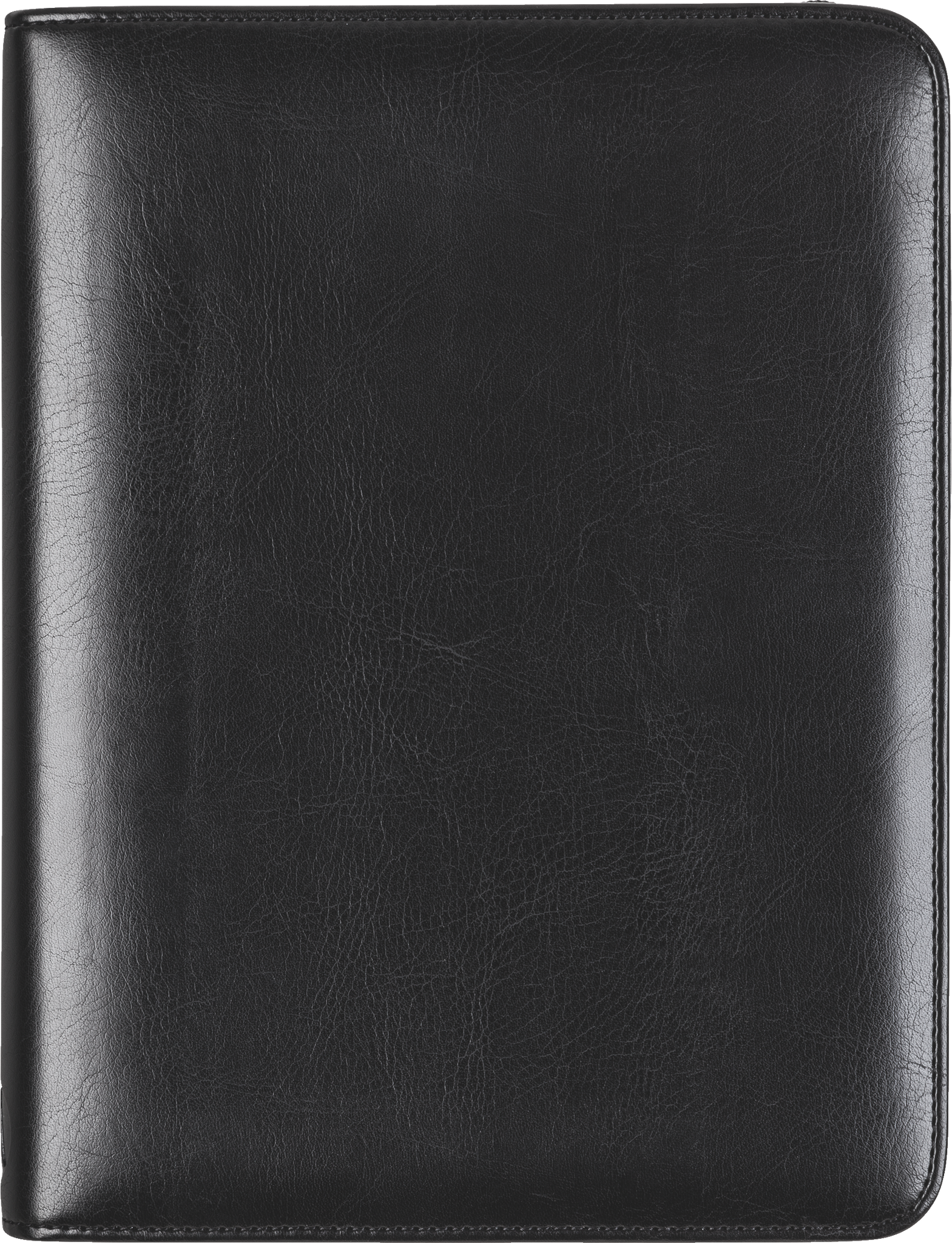 Ringbuch Zeitplansystem Timing 1 | A5, Leder, schwarz