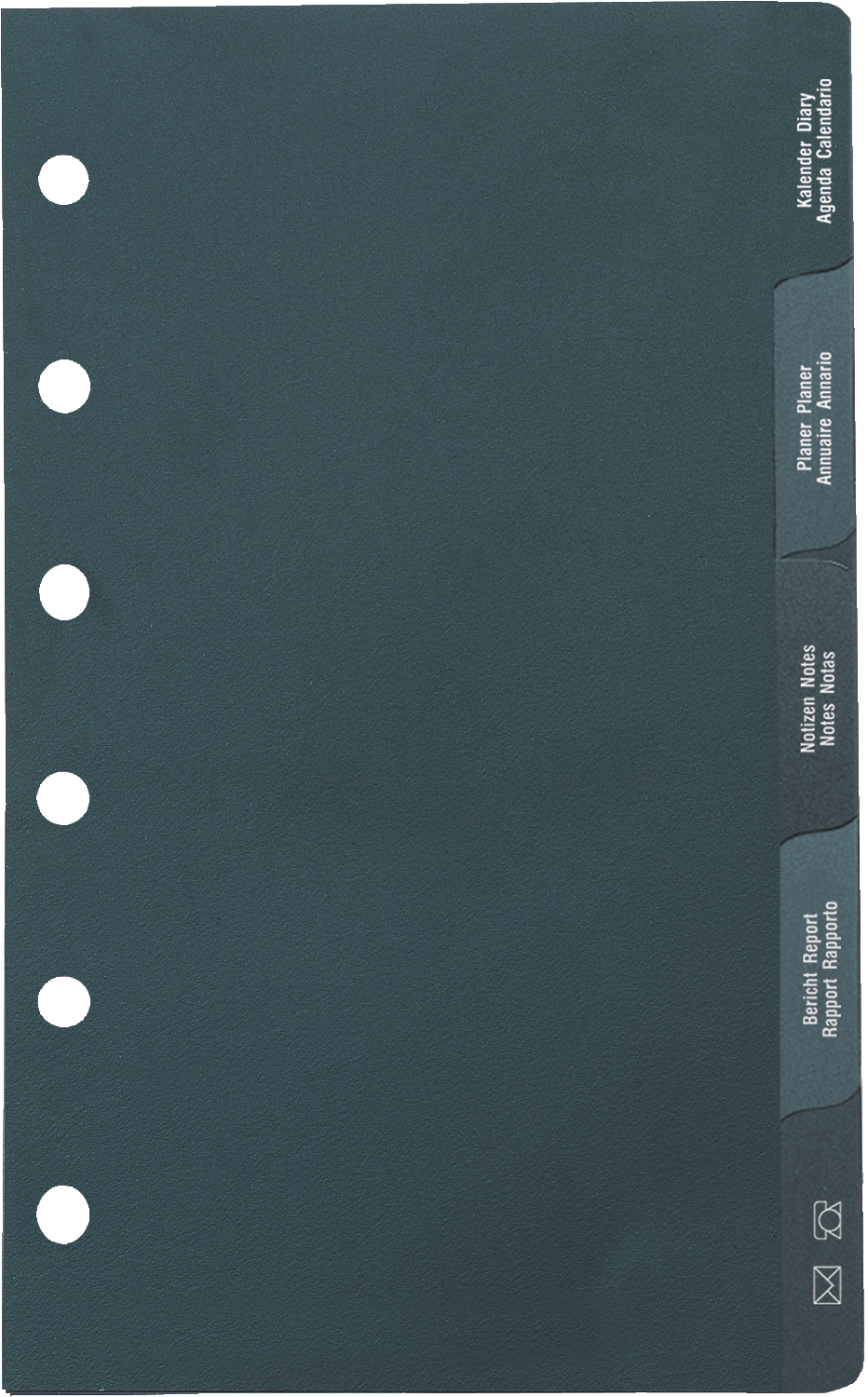Rido Ersatzregister Hauptregister Mini+ schwarz 5-teilig