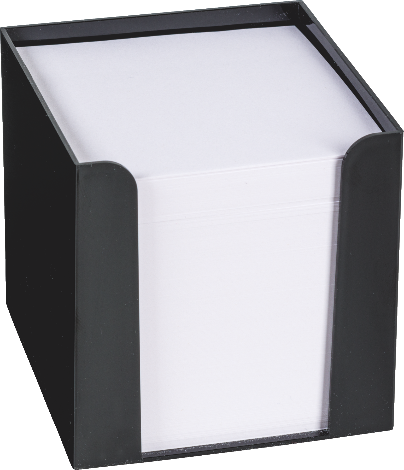 K+E Zettelbox 9,5x9,5x9,5cm schwarz