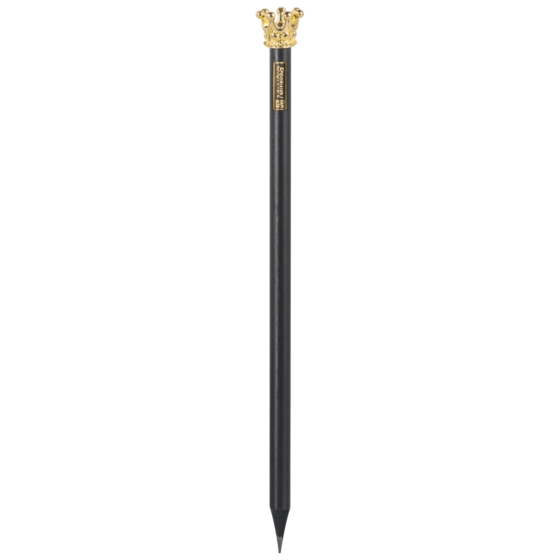 Bleistift „Krone“ Colour Code | HB, rund, onyx