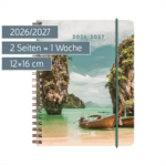Schülerkalender 2026/2027 „Tropical“ | A6, Kunststoff Schülerkalender 2026/2027 „Tropical“ | A6, Kunststoff
