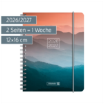 Schülerkalender 2026/2027 „Misty Sunset“ | A6, Kunststoff Schülerkalender 2026/2027 „Misty Sunset“ | A6, Kunststoff