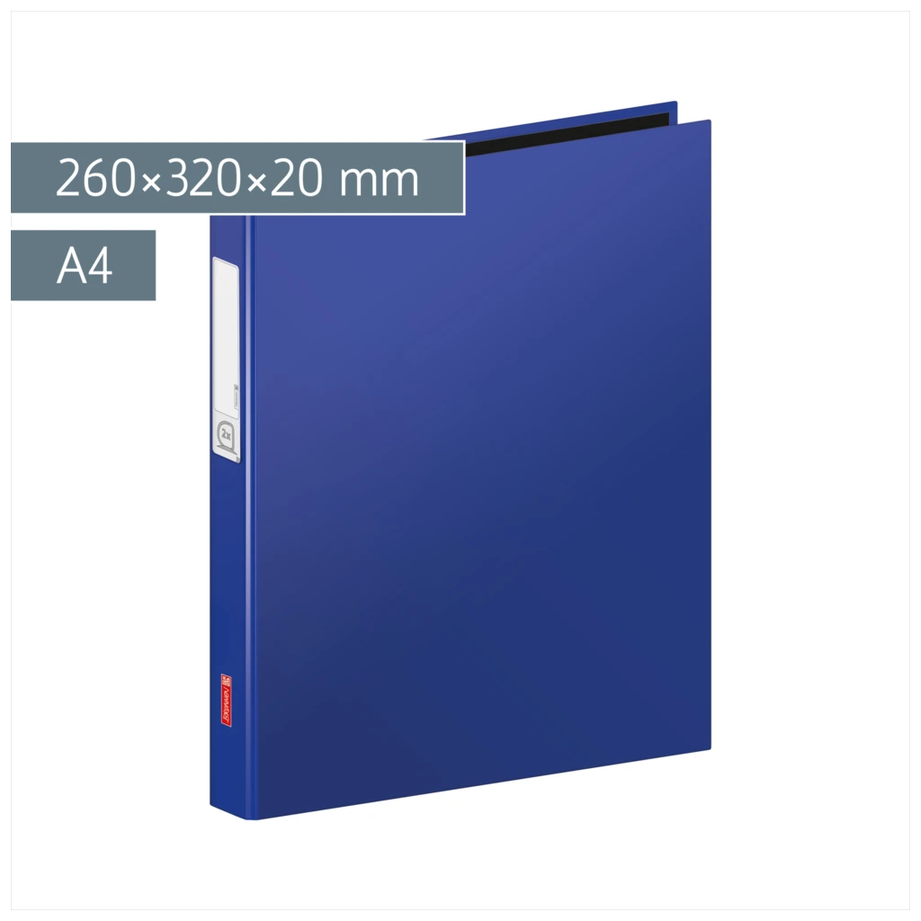 Ringbuch | A4, 2 Ringe, Füllhöhe: 20 mm, blau